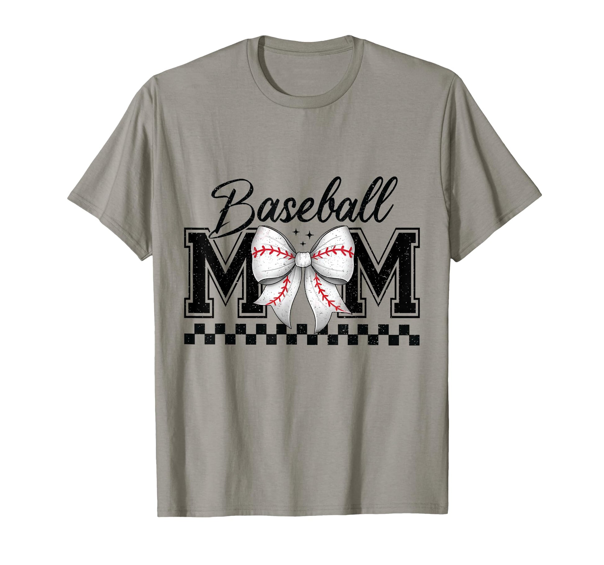 Baseball Mom Coquette Bow Mothers Day T-Shirt - Minimalist Print Unisex - T-Shirt, Sweatshirt, Hoodie