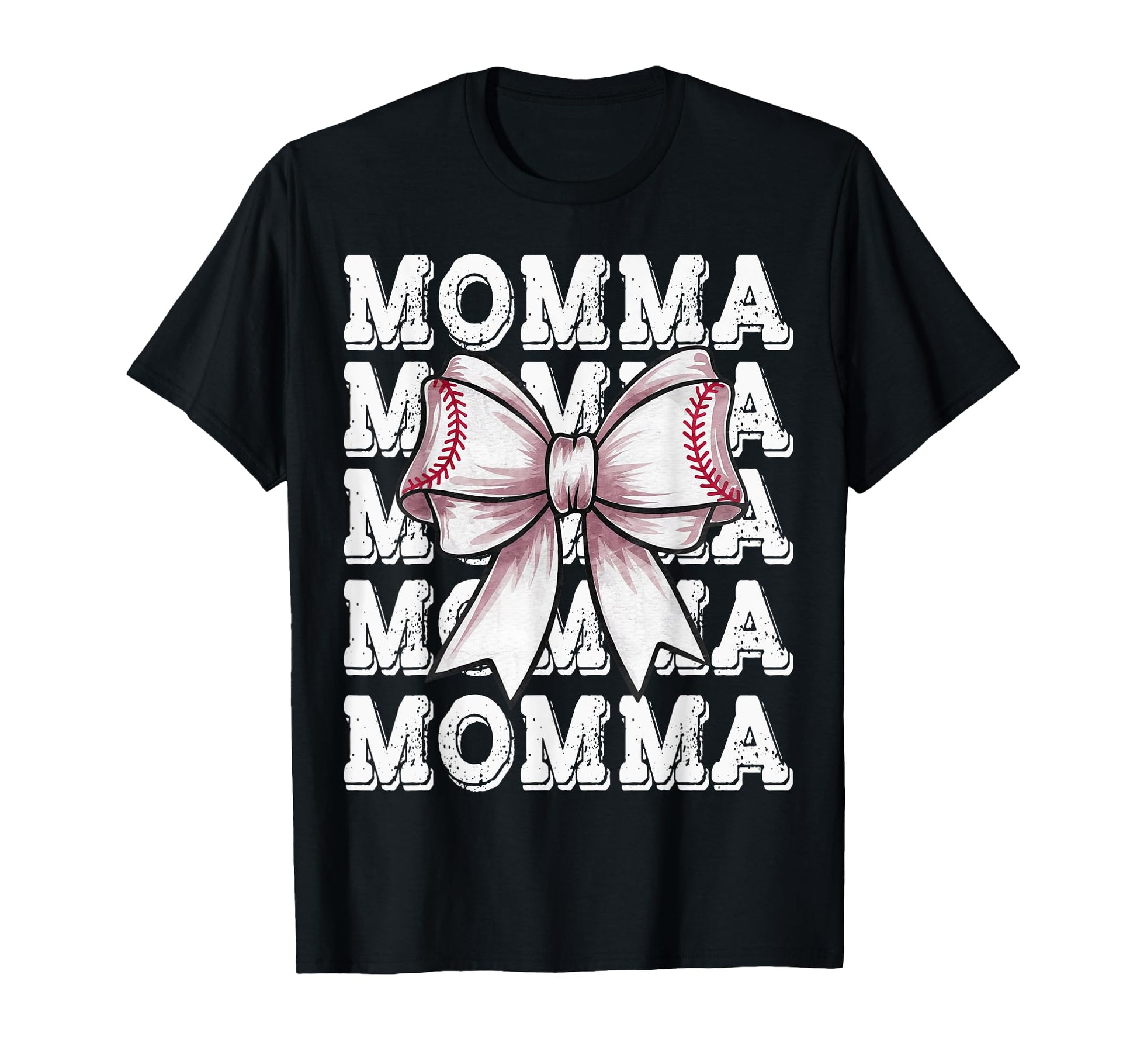Coquette Baseball Momma Matching T-Shirt - Trendy Graphic for Adults - T-Shirt, Sweatshirt, Hoodie