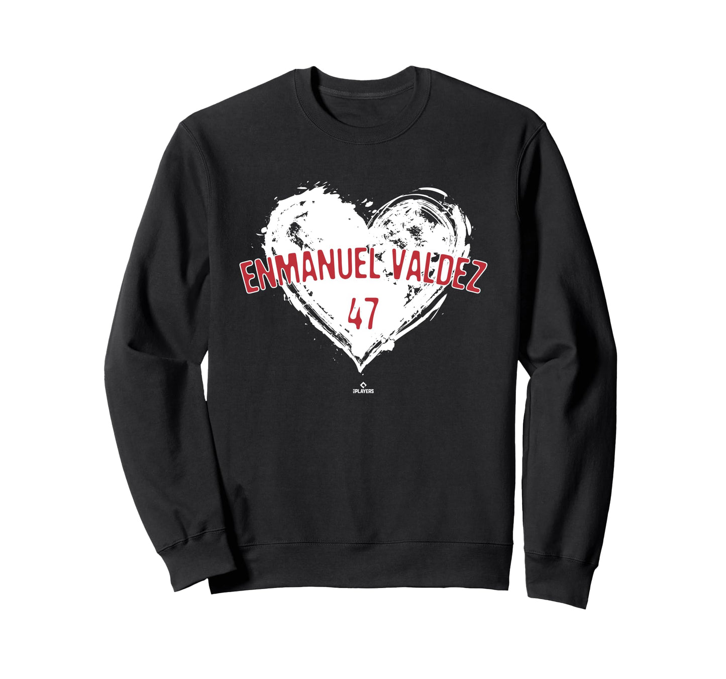 Distressed Heart Enmanuel Valdez Sweatshirt - Fun Novelty Design Men Women - T-Shirt, Sweatshirt, Hoodie