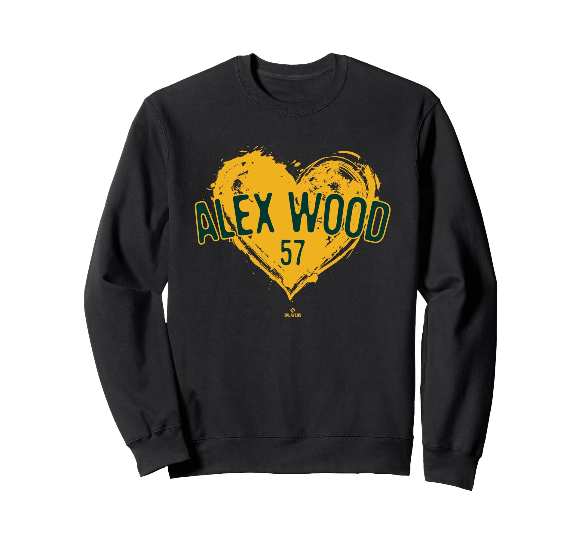 Distressed Heart Alex Wood Sweatshirt - Casual Everyday Wear Unisex - T-Shirt, Sweatshirt, Hoodie