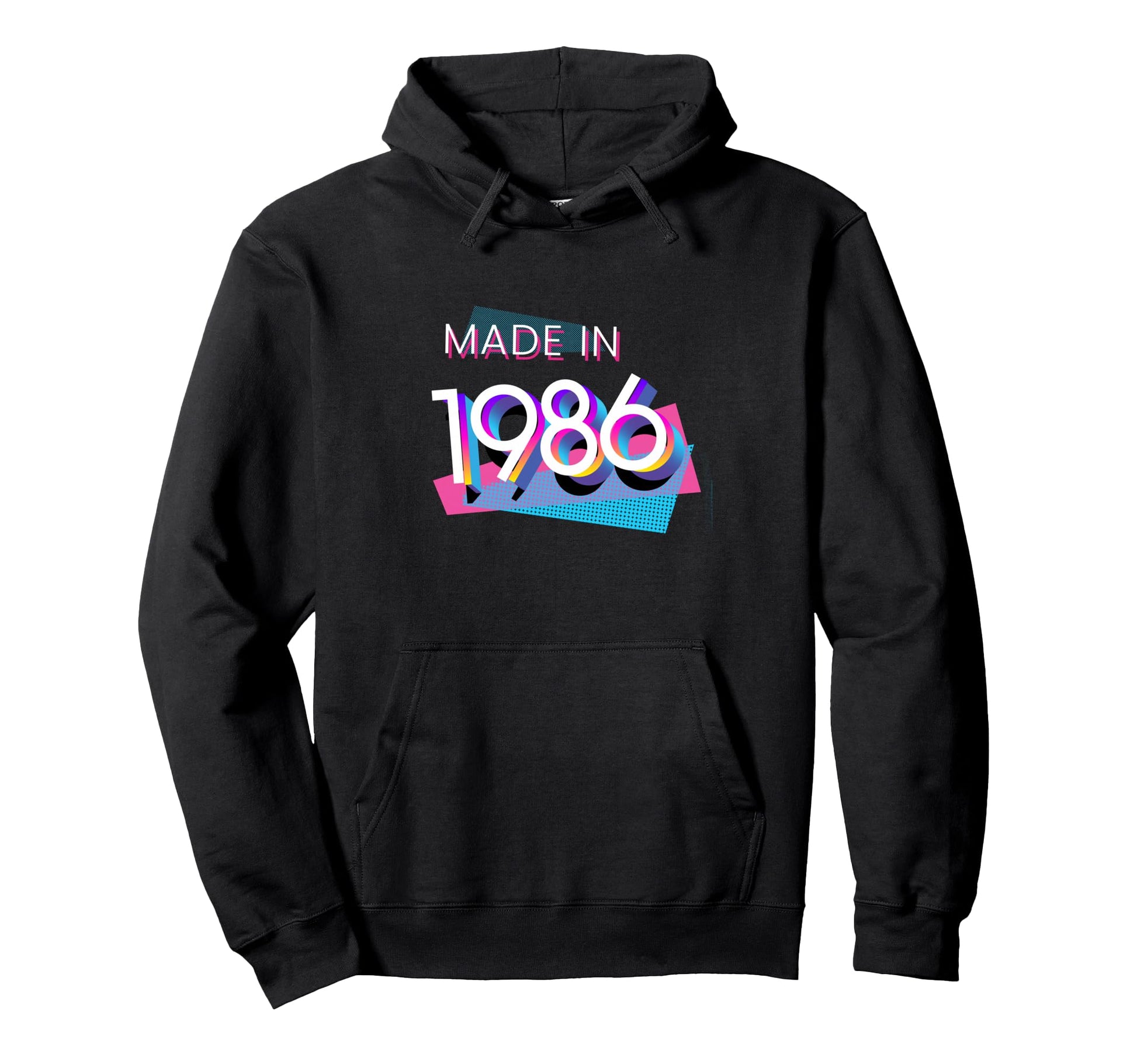 Made 1986 Y2K 80S 40Th Birthday Hoodie - Fun Novelty Design for Adults - T-Shirt, Sweatshirt, Hoodie