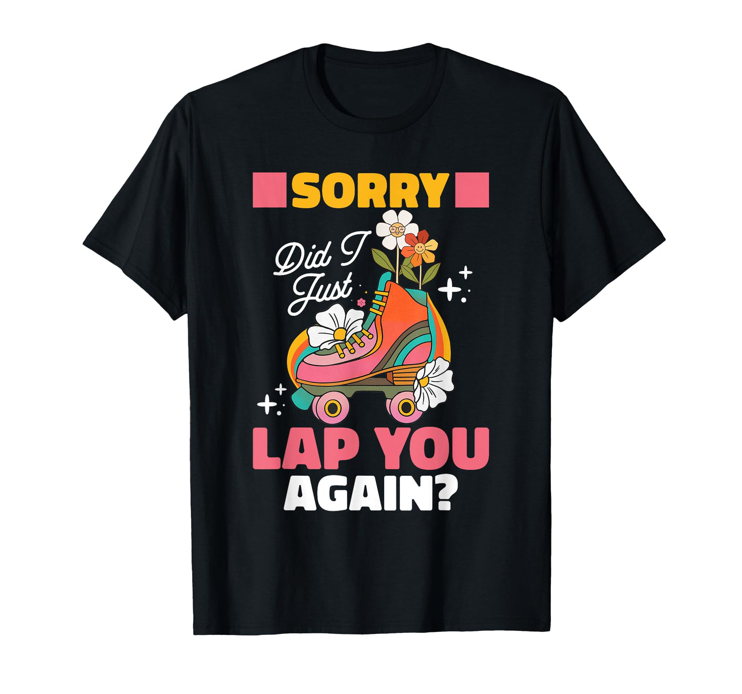 Roller Derby Skate Colorful Roller T-Shirt - Novelty Apparel for Adults - T-Shirt, Sweatshirt, Hoodie