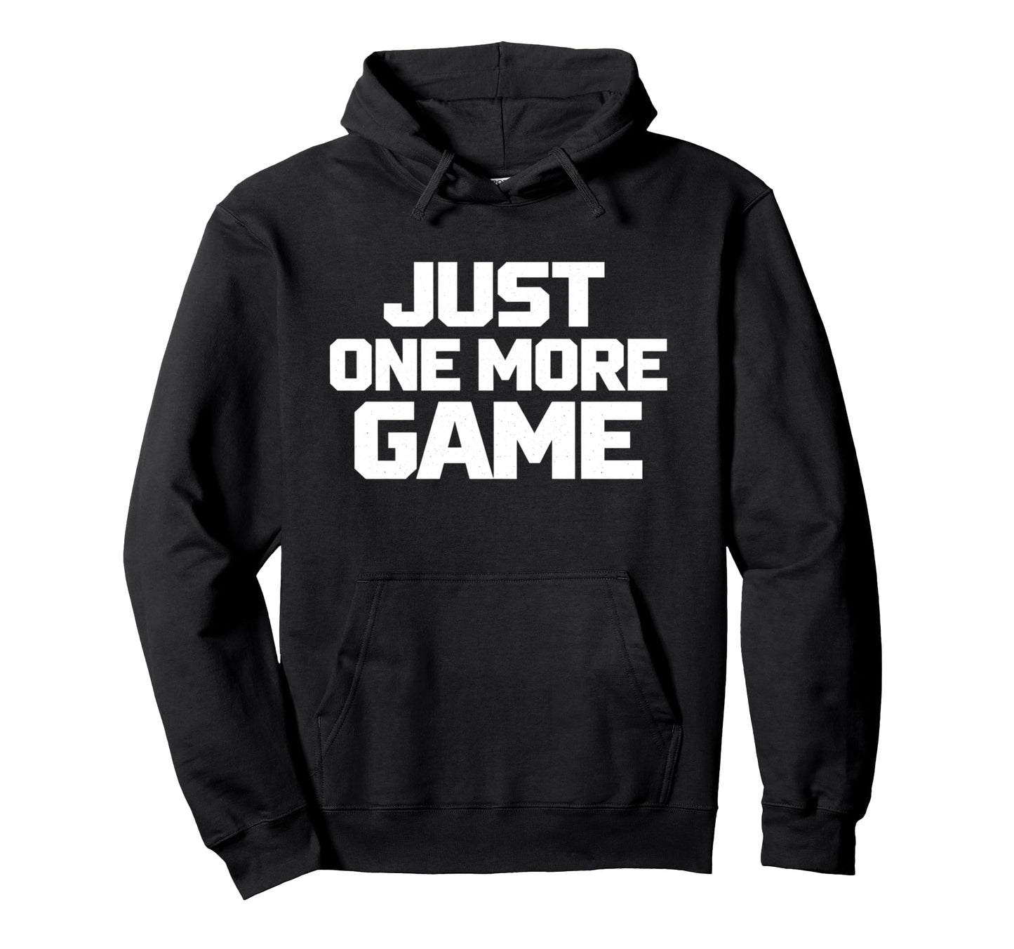Just One More Game Funny Gamer Pixel Hoodie - Novelty Apparel Unisex - T-Shirt, Sweatshirt, Hoodie
