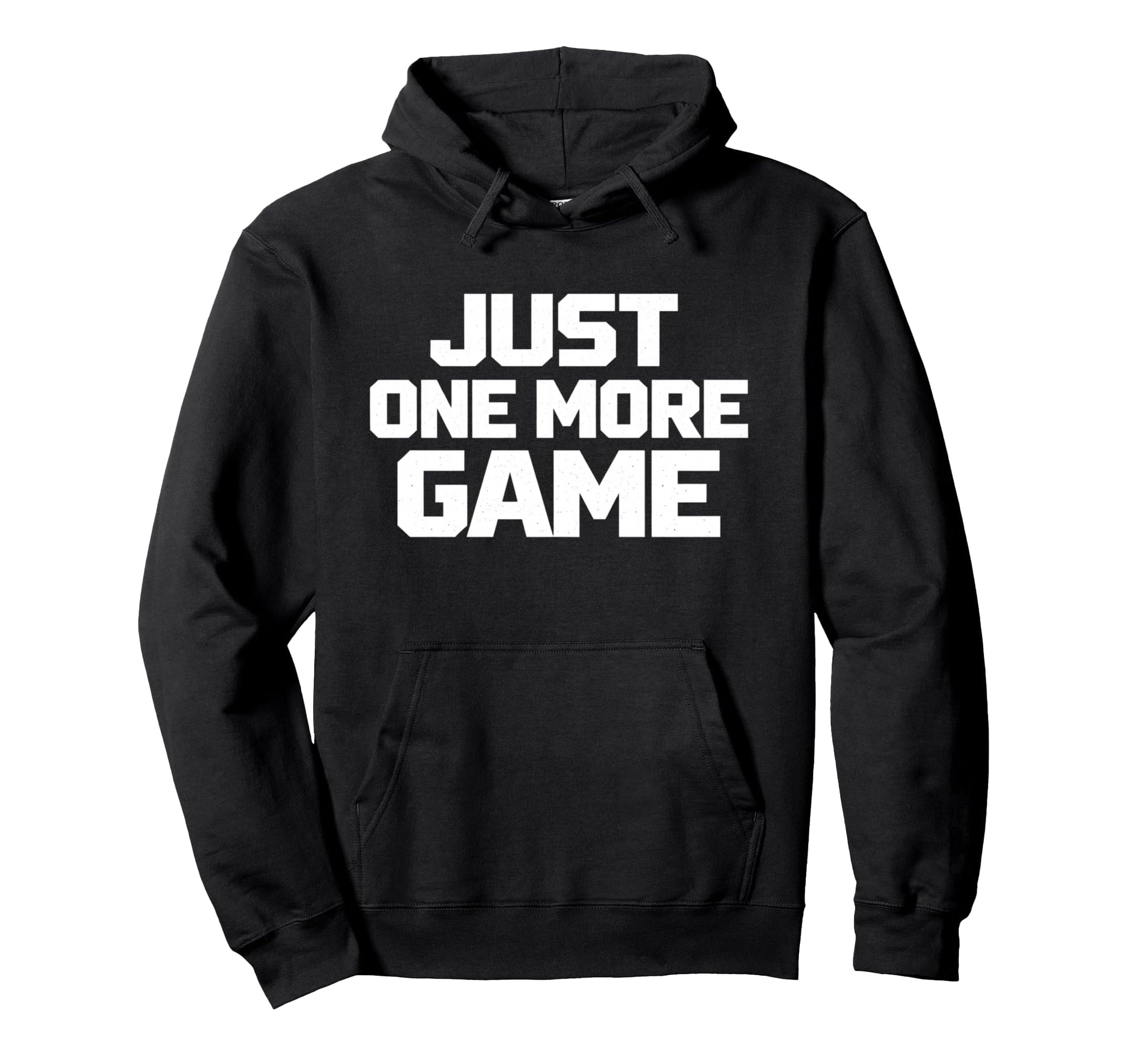 Just One More Game Funny Gamer Pixel Hoodie - Novelty Apparel Unisex - T-Shirt, Sweatshirt, Hoodie