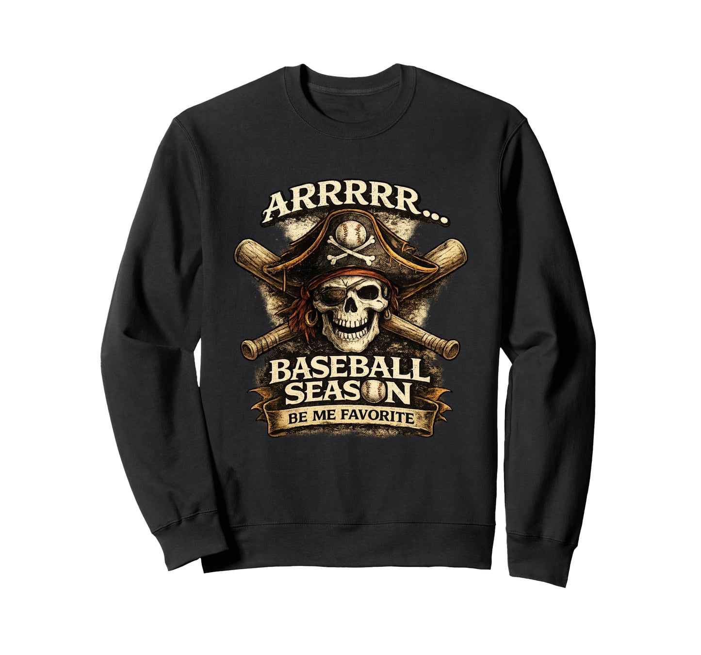 Funny Baseball Season Themed Sweatshirt - Casual Everyday Wear for Adults - T-Shirt, Sweatshirt, Hoodie