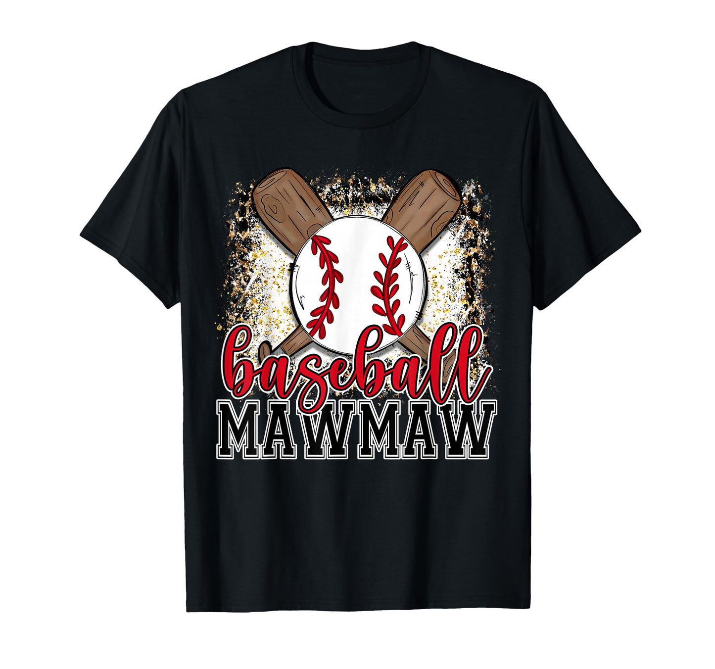 Baseball Mawmaw Leopard Baseball Lovers T-Shirt - Unique Graphic Men Women - T-Shirt, Sweatshirt, Hoodie