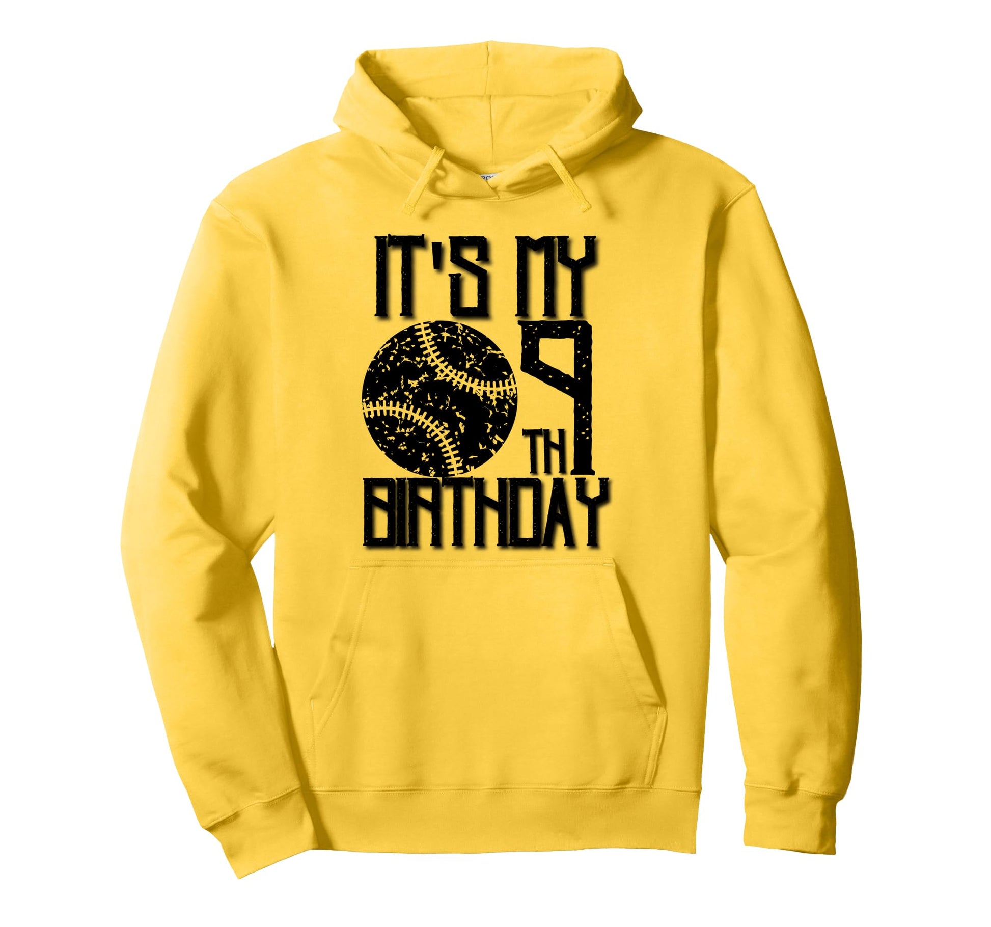 Its My 9Th Birthday Baseball Player Hoodie - Casual Everyday Wear Unisex - T-Shirt, Sweatshirt, Hoodie
