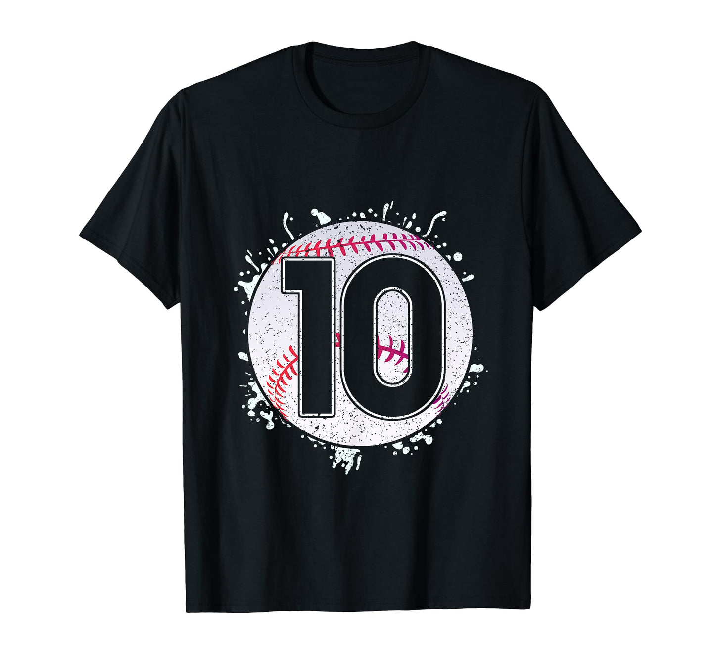 Baseball Birthday 10Th Birthday Party T-Shirt - Graphic Print for Adults - T-Shirt, Sweatshirt, Hoodie