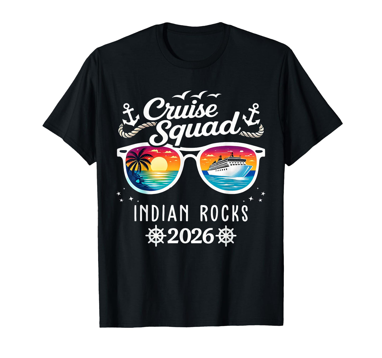 Fun Cruise Squad 2026 Indian Rocks T-Shirt - Fun Novelty Design Unisex - T-Shirt, Sweatshirt, Hoodie