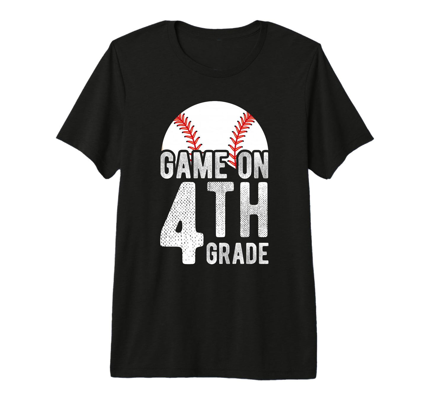 Game 4Th Grade Baseball School T-Shirt - Minimalist Print for Adults - T-Shirt, Sweatshirt, Hoodie