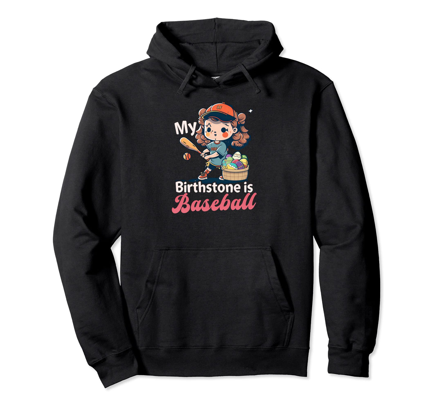 Birthstone Is Baseball Baseball Easter Hoodie - Trendy Graphic Men Women - T-Shirt, Sweatshirt, Hoodie