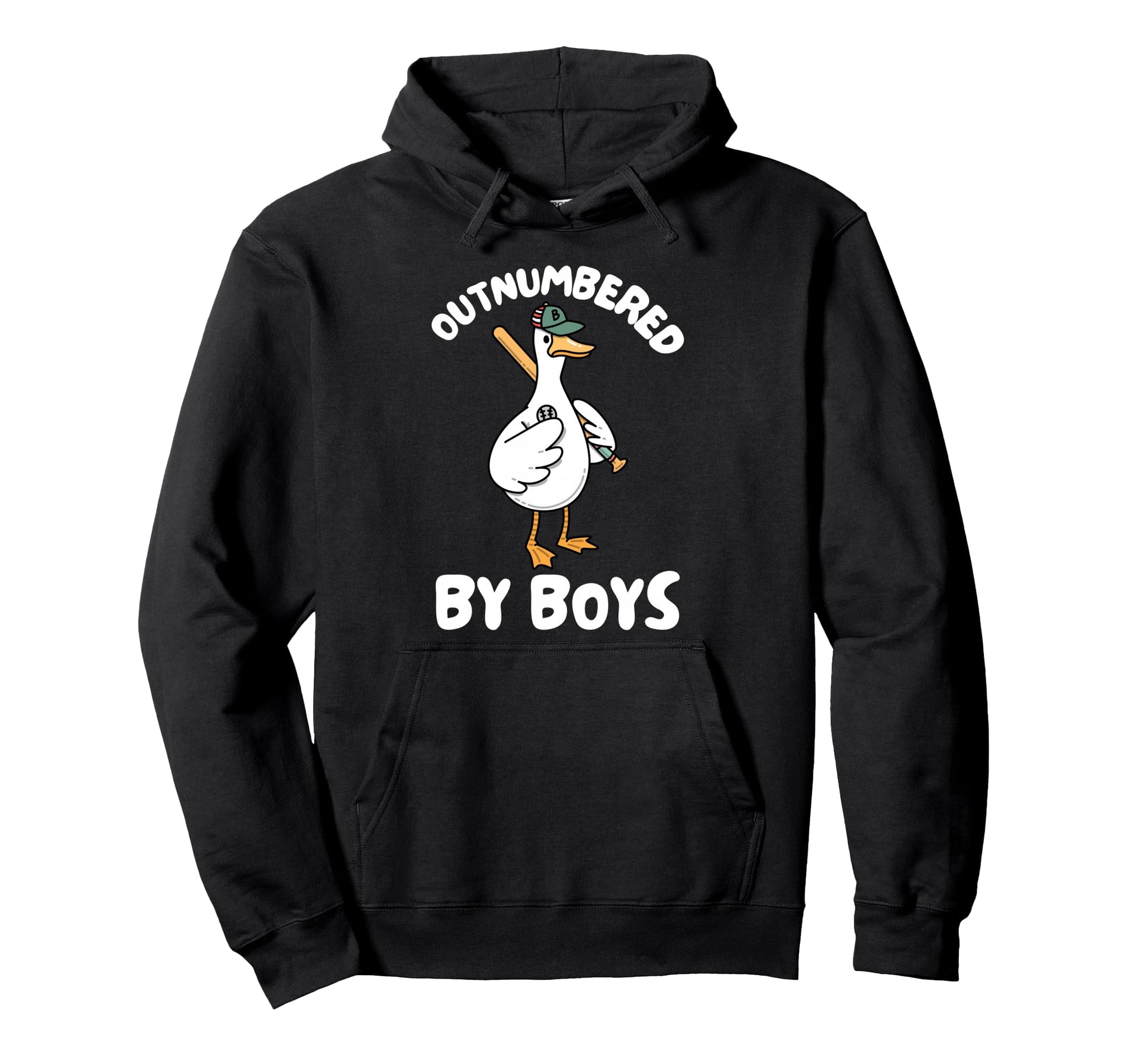 Mom Goose Mothers Day Outnumbered Hoodie - Novelty Apparel Men Women - T-Shirt, Sweatshirt, Hoodie