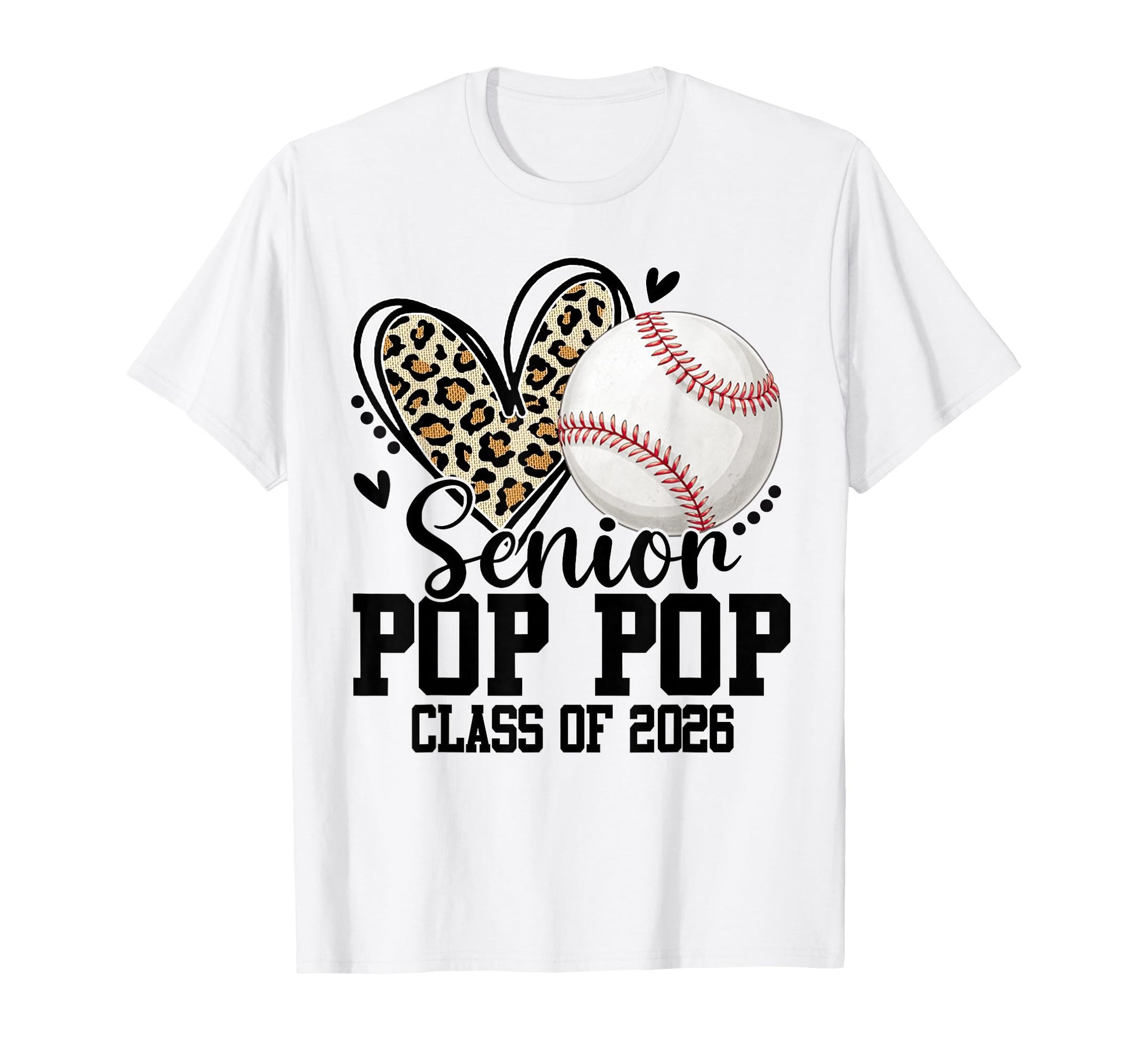 Senior Pop Pop Class 2026 Baseball T-Shirt - Streetwear Style Unisex - T-Shirt, Sweatshirt, Hoodie