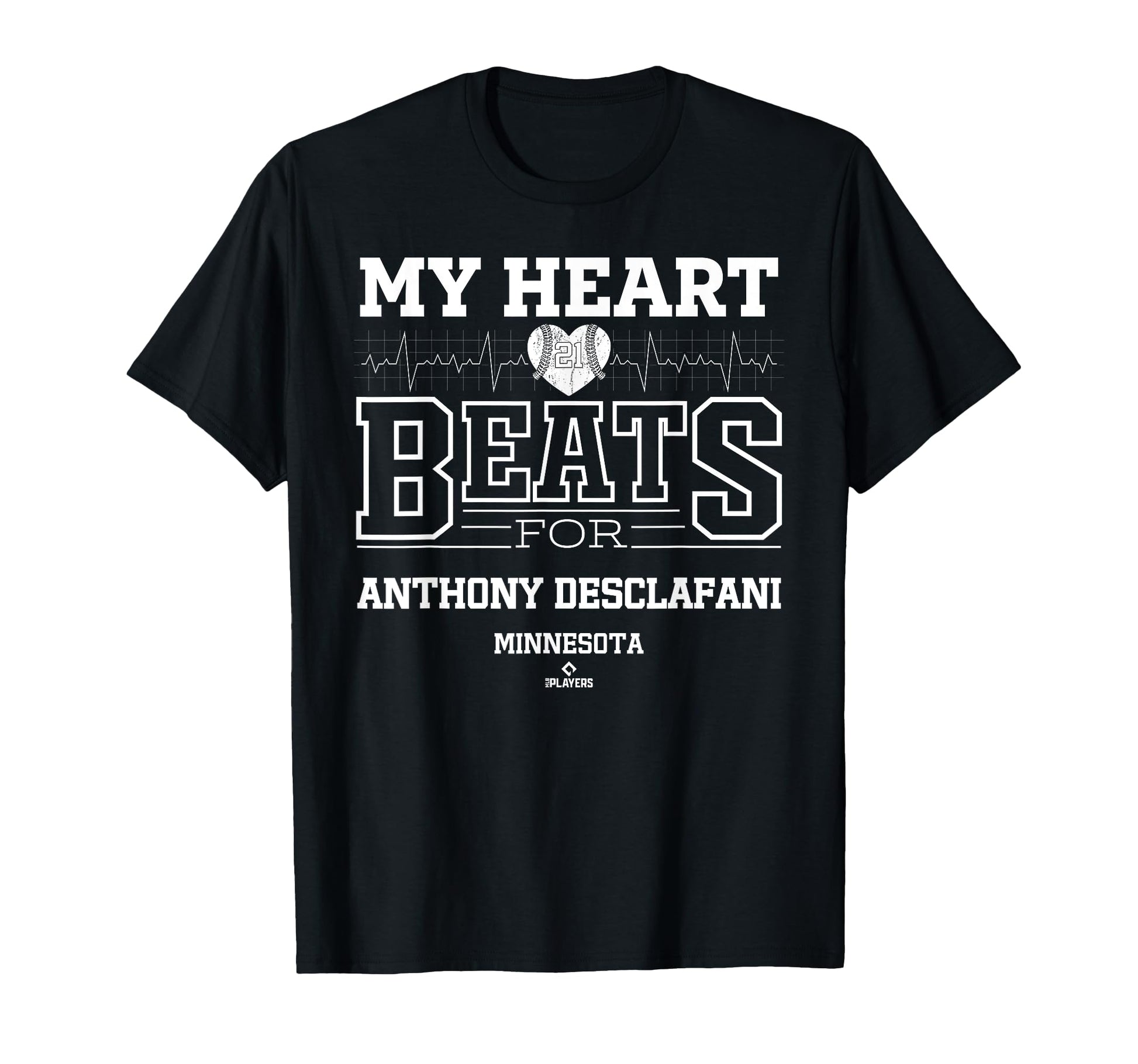 My Heart Beats Anthony Desclafani T-Shirt - Novelty Apparel Unisex - T-Shirt, Sweatshirt, Hoodie