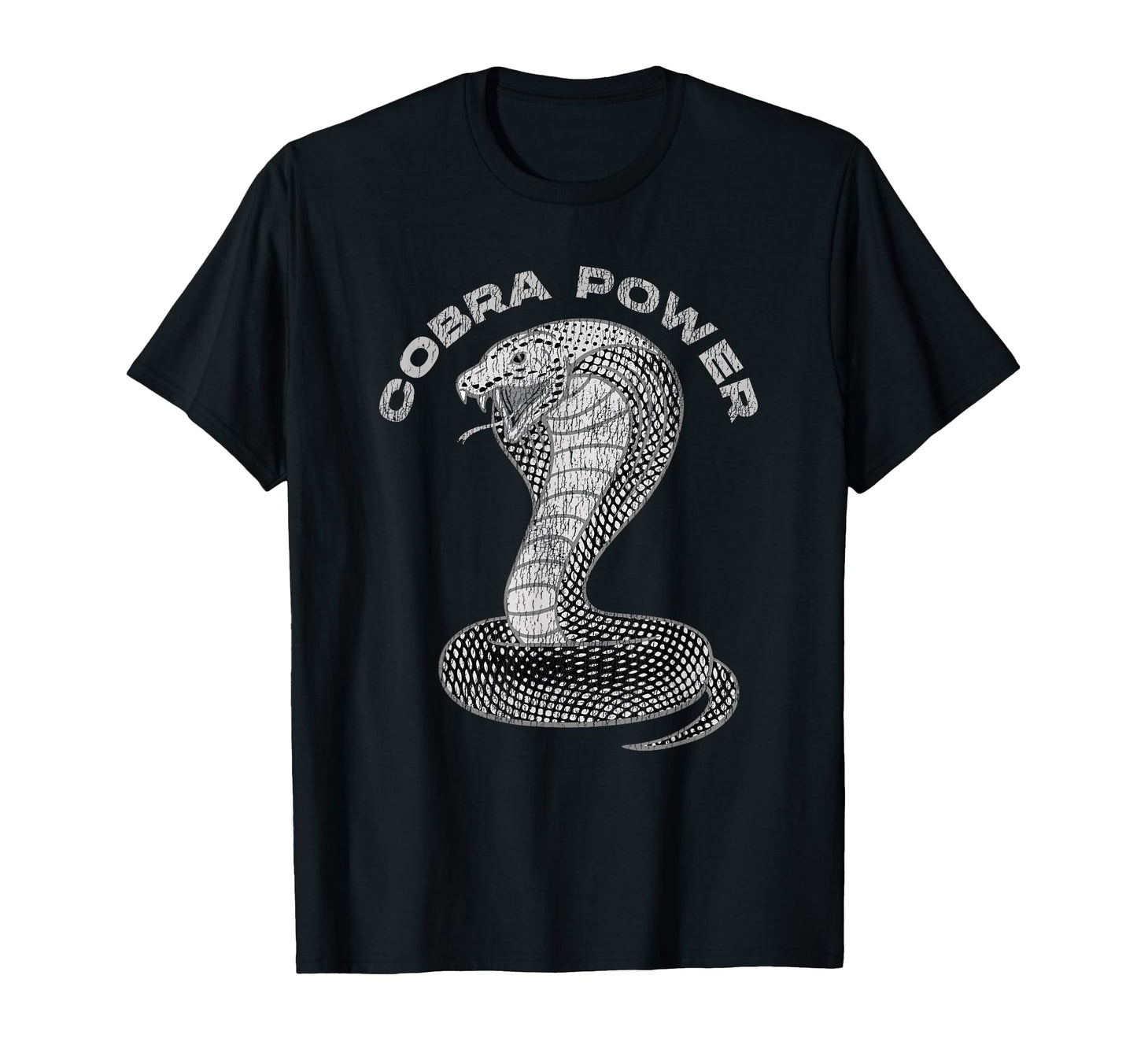 Distressed King Cobra Power Snake T-Shirt - Novelty Apparel Men Women - T-Shirt, Sweatshirt, Hoodie