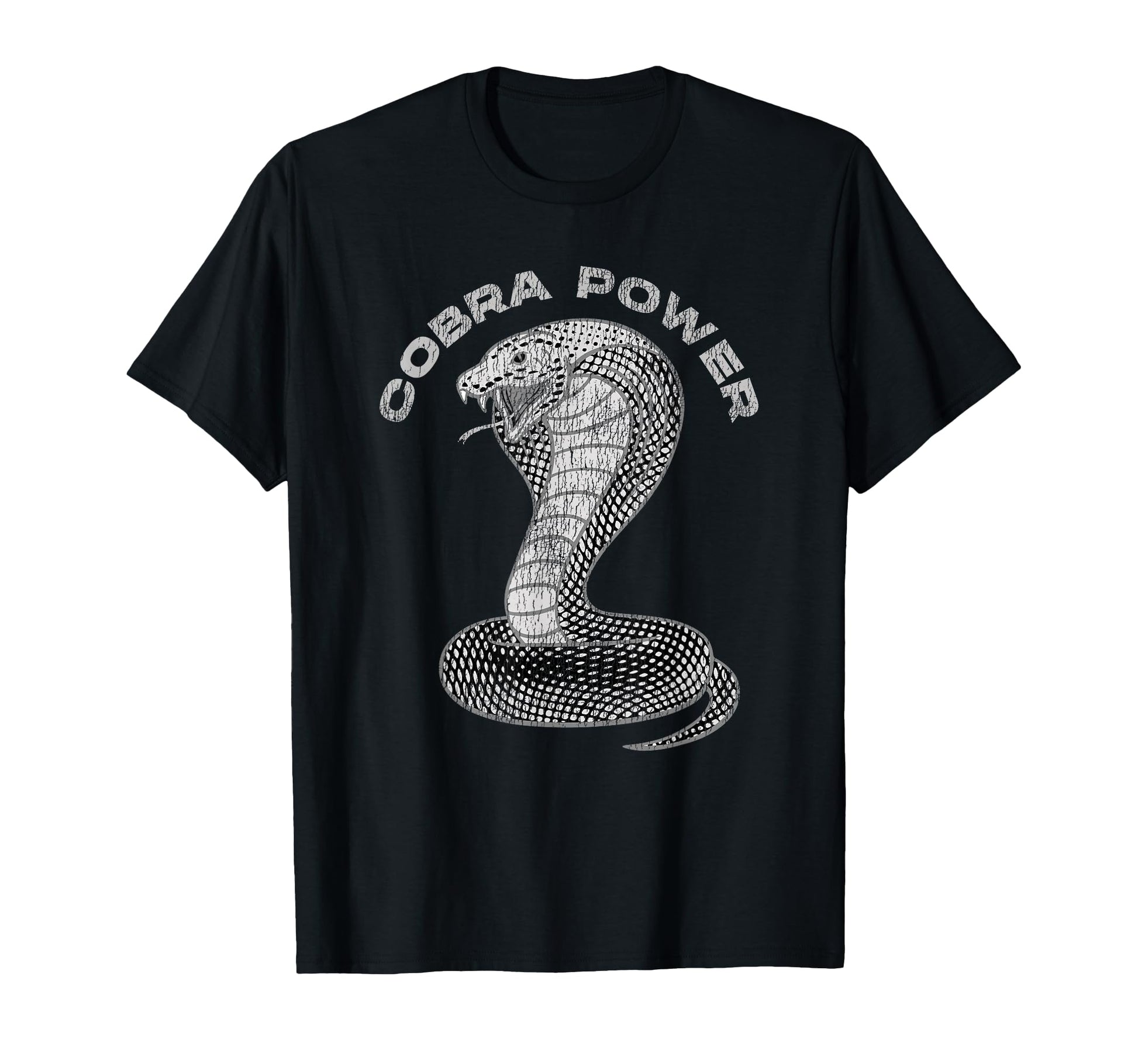 Distressed King Cobra Power Snake T-Shirt - Novelty Apparel Men Women - T-Shirt, Sweatshirt, Hoodie