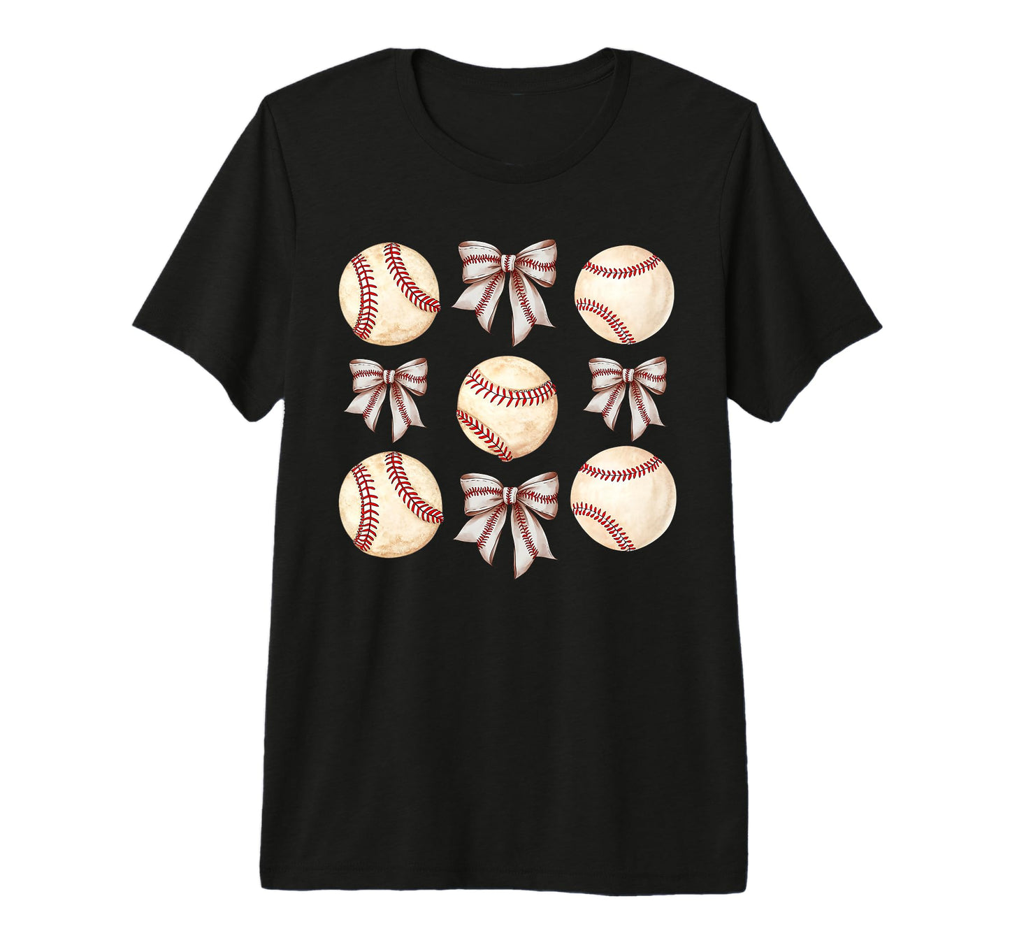 Baseball Coquette Bow Baseball Mom T-Shirt - Streetwear Style Men Women - T-Shirt, Sweatshirt, Hoodie