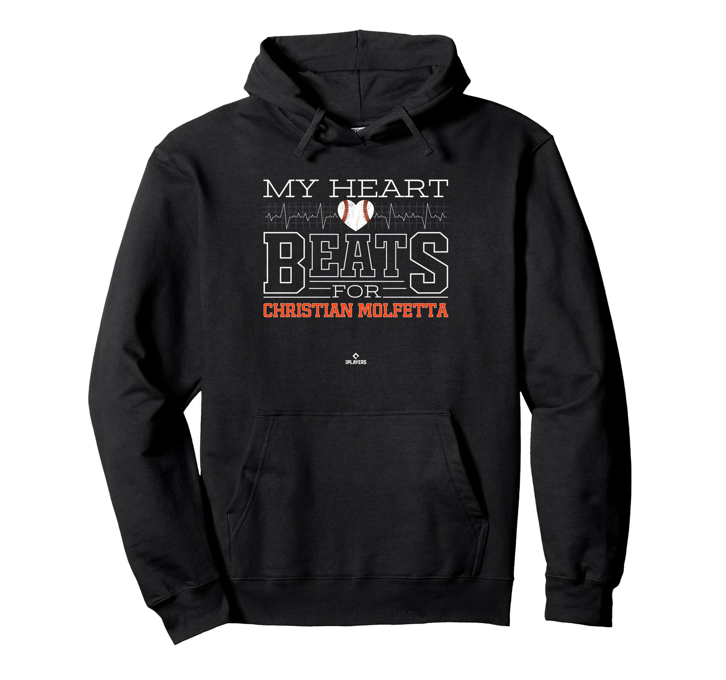 My Heart Beats Christian Molfetta Hoodie - Trendy Graphic Men Women - T-Shirt, Sweatshirt, Hoodie