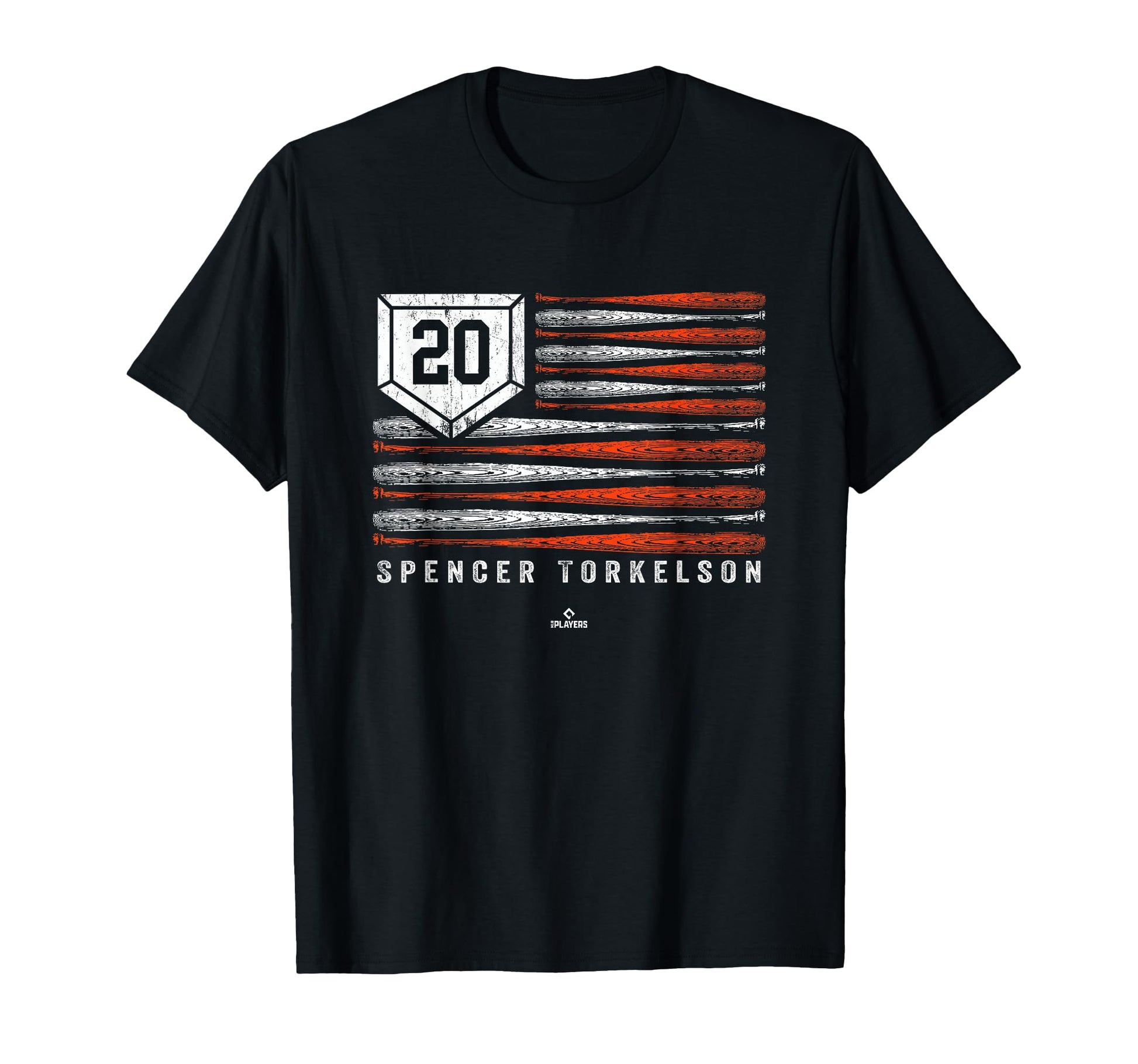 Us Flag Baseball Stripes Spencer T-Shirt - Novelty Apparel Men Women - T-Shirt, Sweatshirt, Hoodie