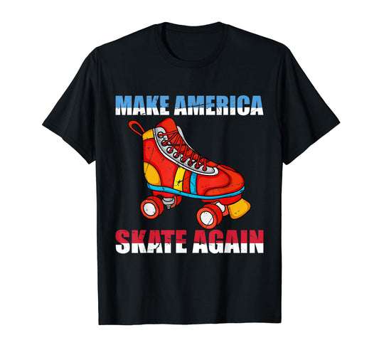 80S Rollerskates Roller Skating Disco T-Shirt - Unique Graphic for Adults - T-Shirt, Sweatshirt, Hoodie