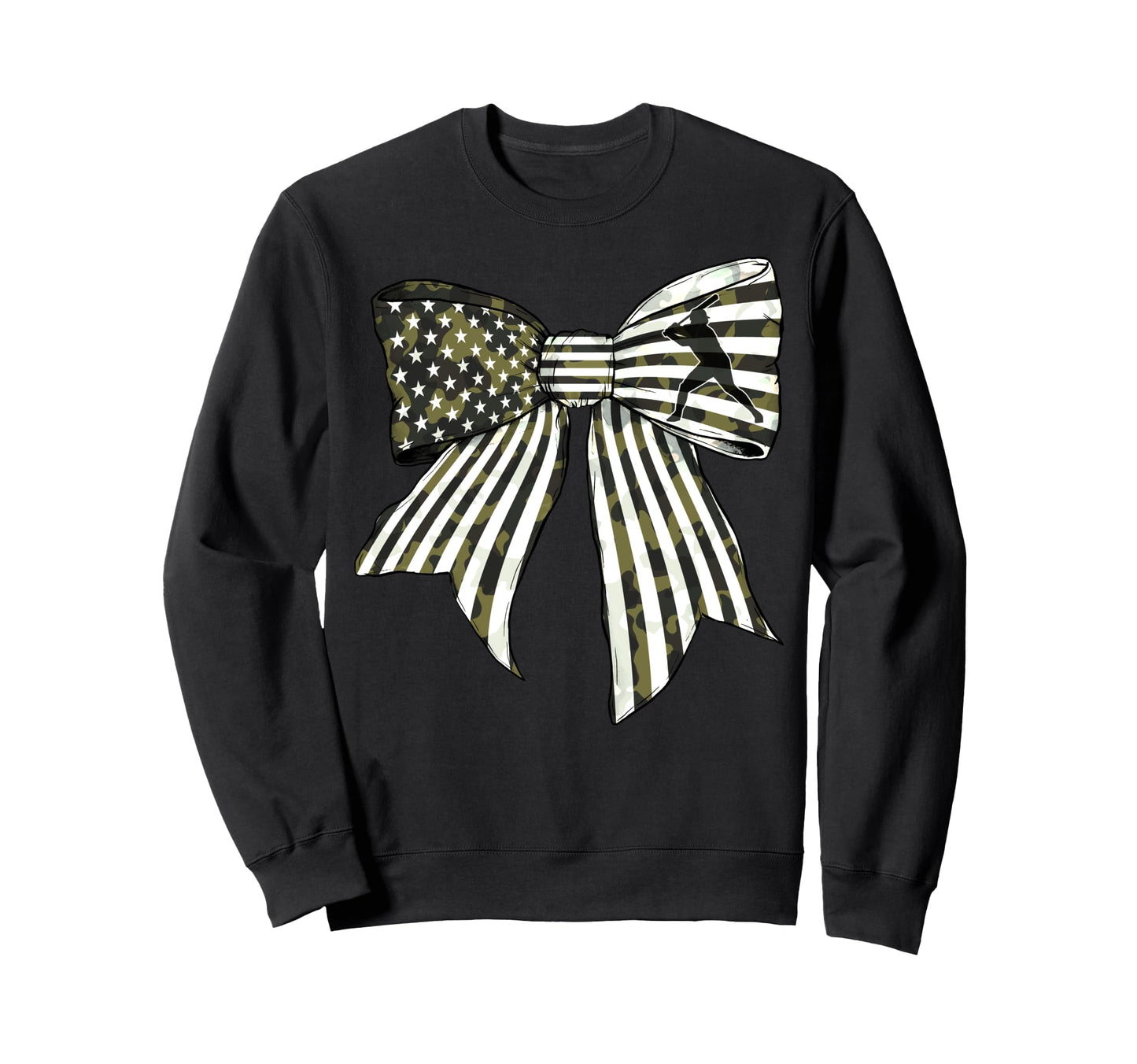 Baseball Player Usa Flag 4Th July Sweatshirt - Minimalist Print Unisex - T-Shirt, Sweatshirt, Hoodie