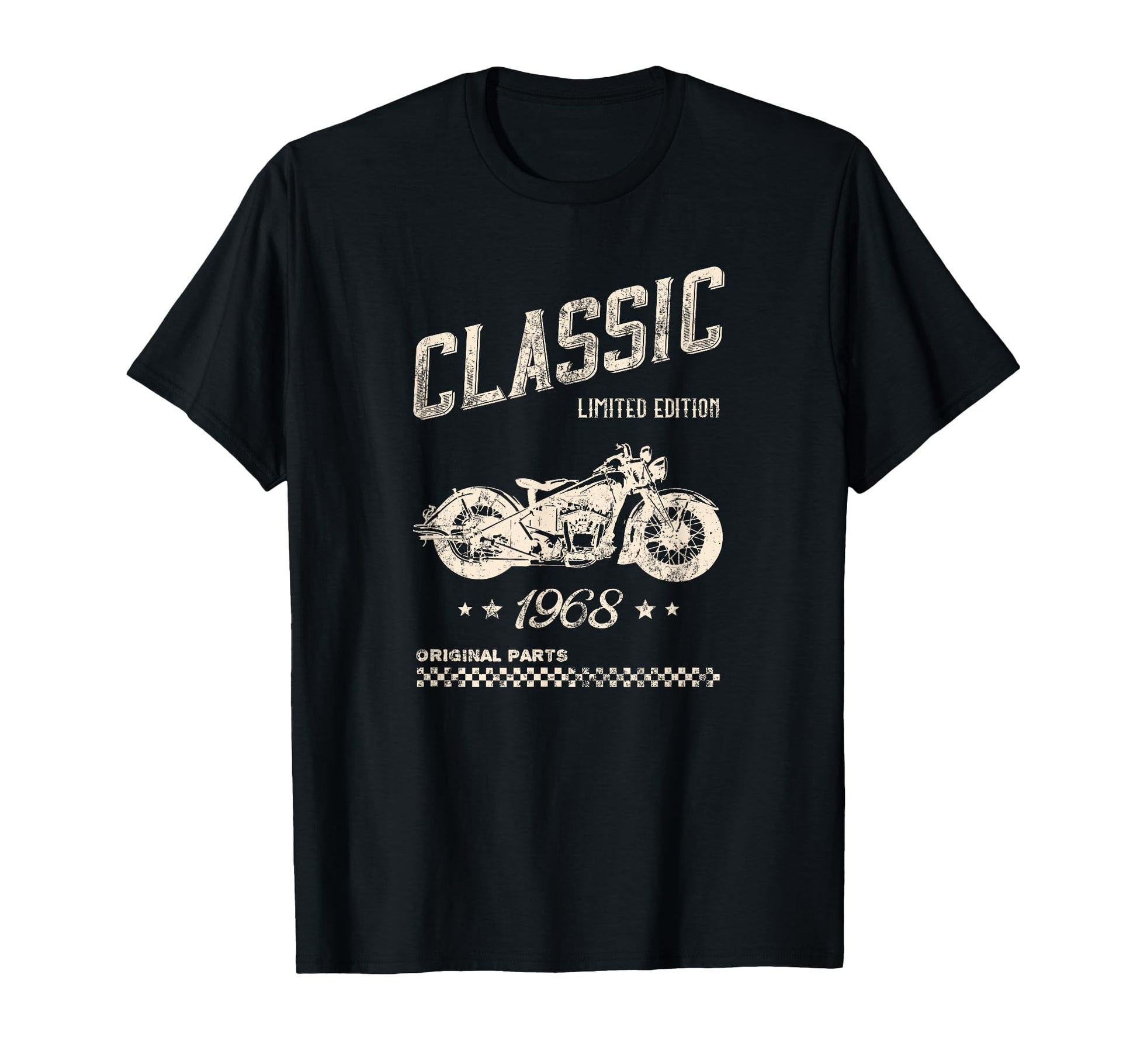57Th Birthday 1968 Motorcycle T-Shirt - Custom Art Print Unisex - T-Shirt, Sweatshirt, Hoodie