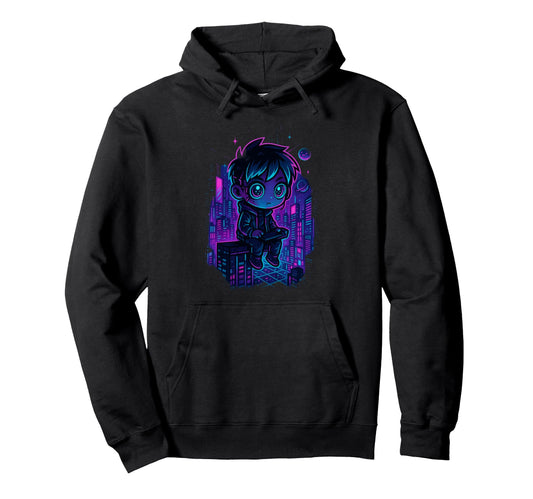 80S Synthwave Hoodie - Novelty Apparel Unisex - T-Shirt, Sweatshirt, Hoodie