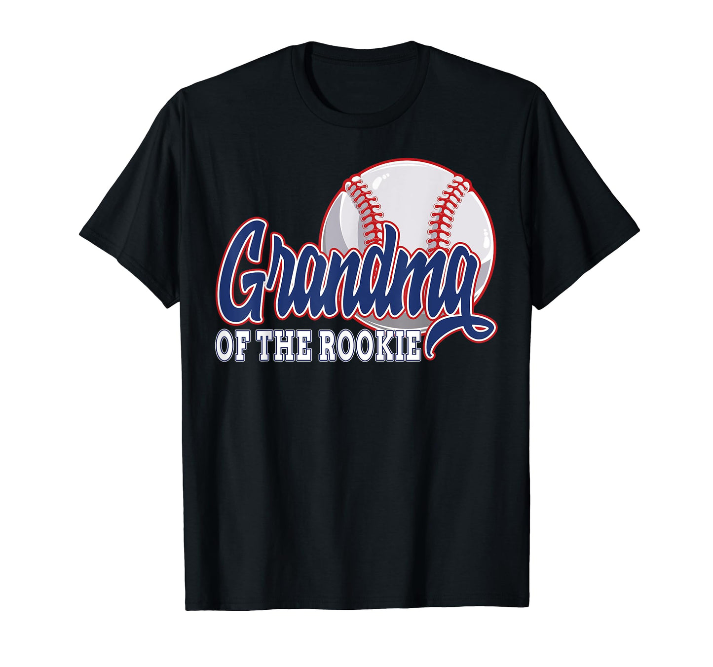 Grandma Rookie Baseball Birthday Funny T-Shirt - Graphic Print Men Women - T-Shirt, Sweatshirt, Hoodie