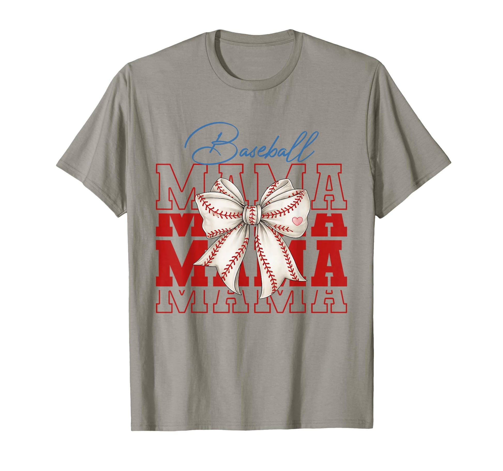 Baseball Mama Coquette Bow Mom Game Day T-Shirt - Graphic Print Men Women - T-Shirt, Sweatshirt, Hoodie