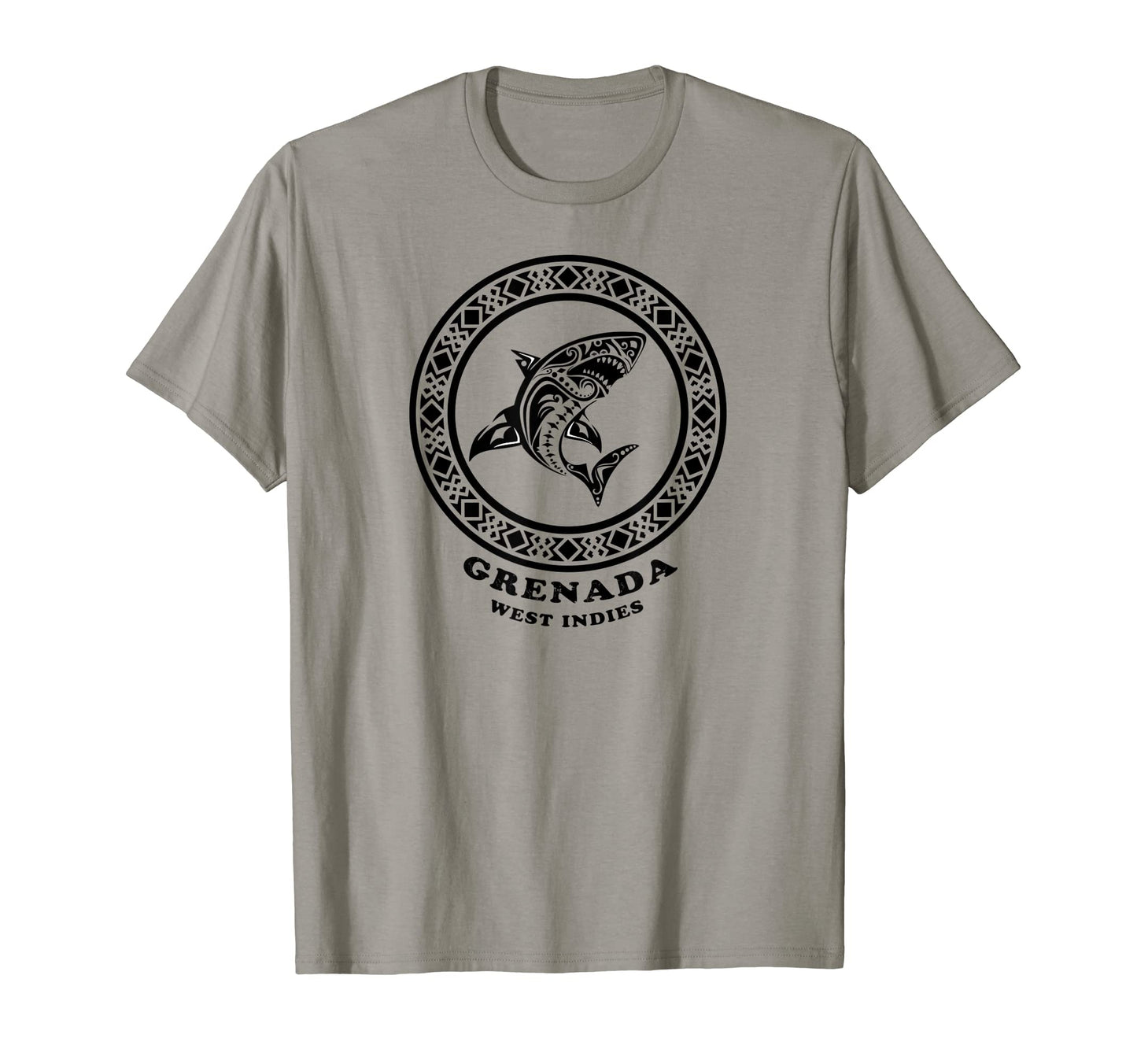Grenada West Indies Tribal Shark T-Shirt - Casual Everyday Wear Unisex - T-Shirt, Sweatshirt, Hoodie