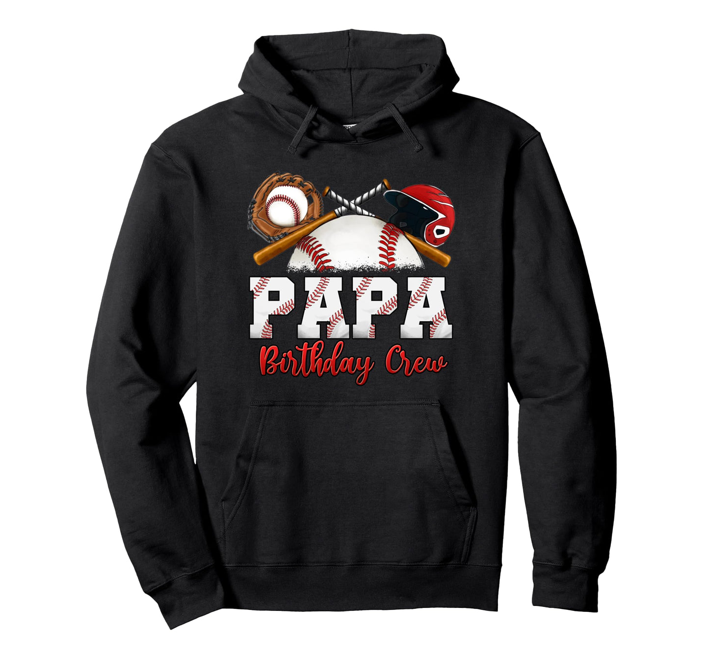 Baseball Birthday Party Sports Hoodie - Casual Everyday Wear Men Women - T-Shirt, Sweatshirt, Hoodie