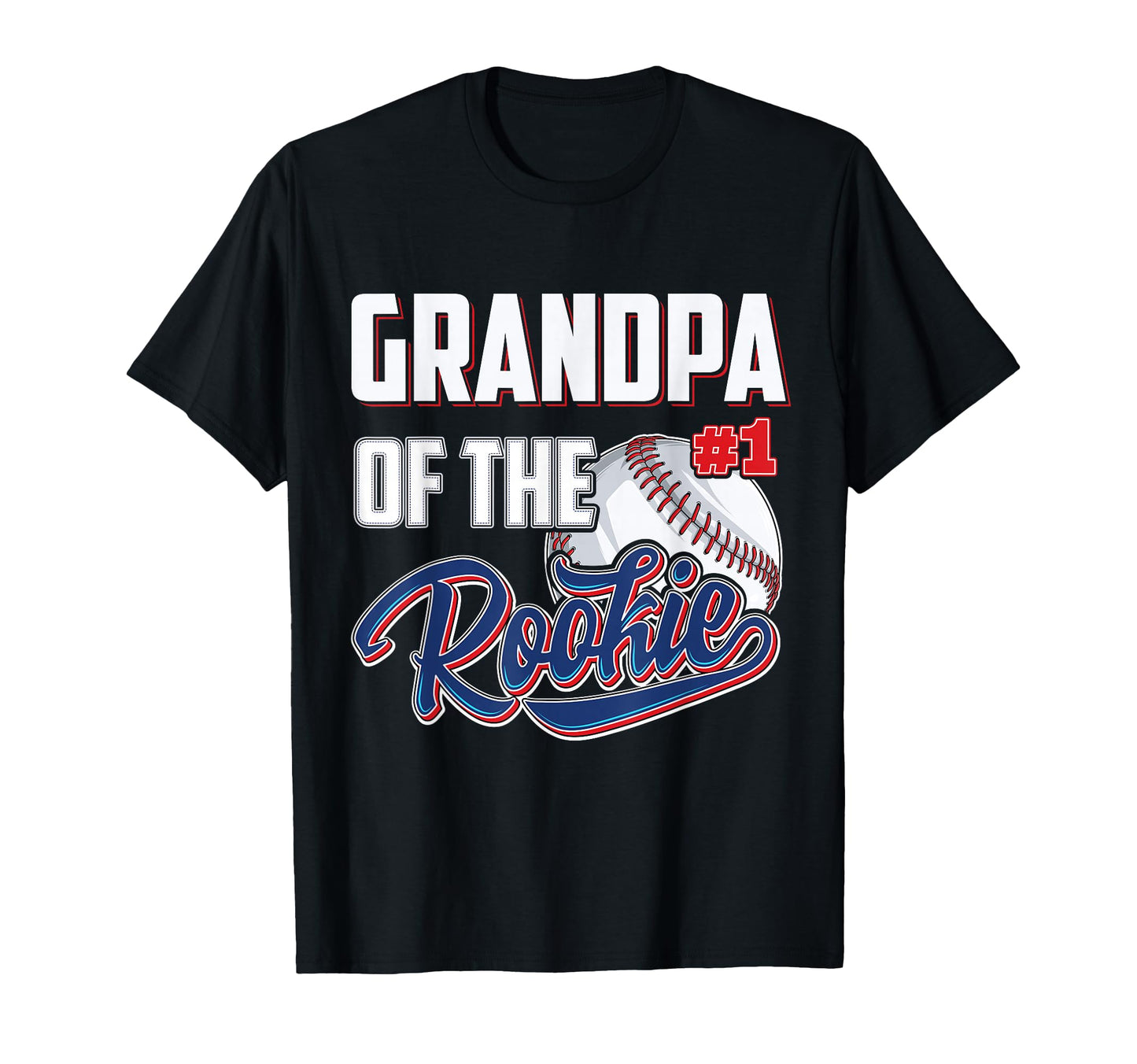 Grandpa Rookie 1 Years Old Team 1St T-Shirt - Custom Art Print Men Women - T-Shirt, Sweatshirt, Hoodie