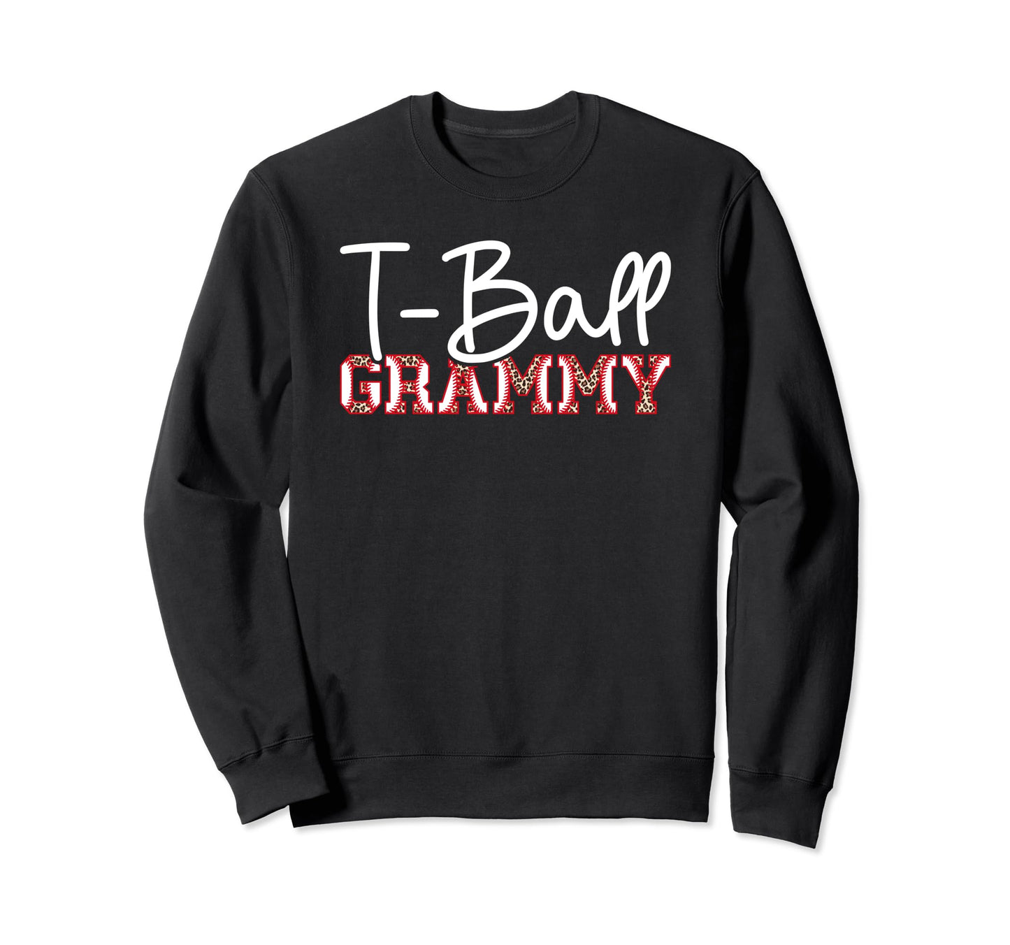 T Ball Grammy Leopard Baseball T Sweatshirt - Streetwear Style for Adults - T-Shirt, Sweatshirt, Hoodie