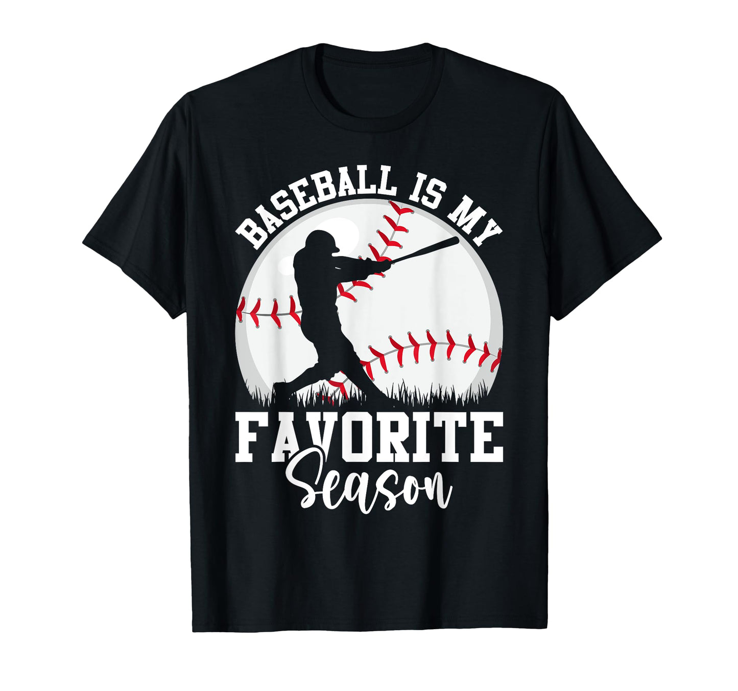 Baseball Is My Favorite Season Pitcher T-Shirt - Novelty Apparel Unisex - T-Shirt, Sweatshirt, Hoodie