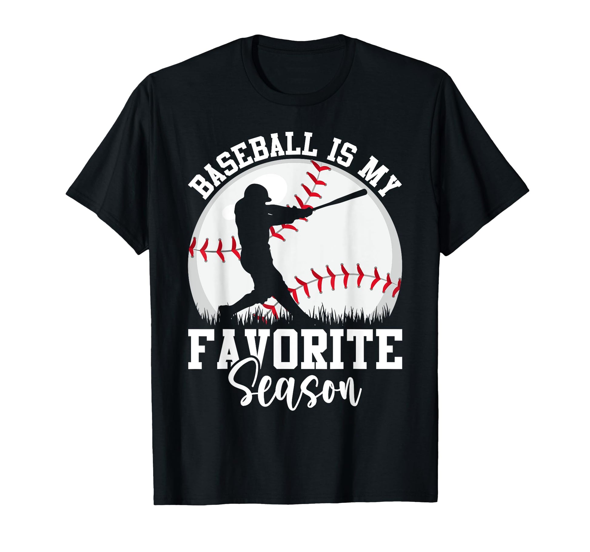 Baseball Is My Favorite Season Pitcher T-Shirt - Novelty Apparel Unisex - T-Shirt, Sweatshirt, Hoodie