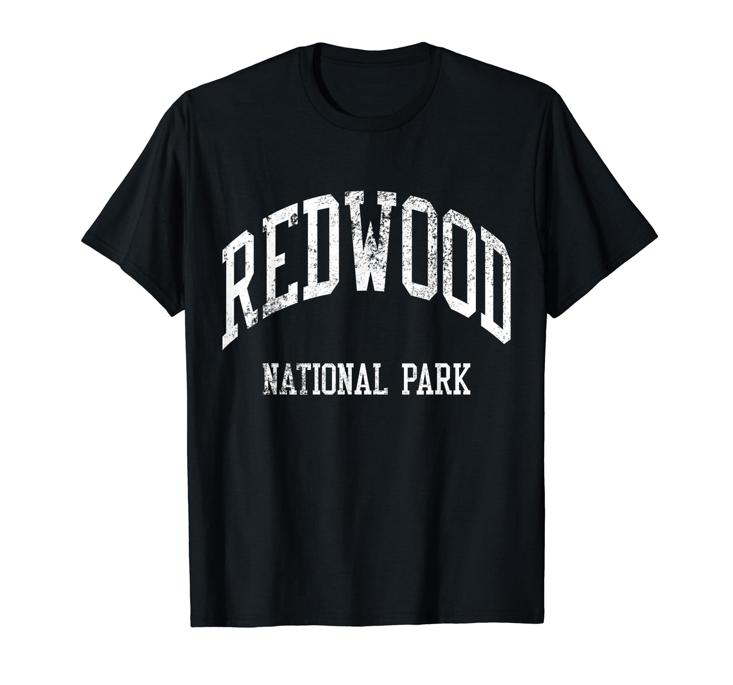 Redwood National Park 70S College T-Shirt - Fun Novelty Design Unisex - T-Shirt, Sweatshirt, Hoodie