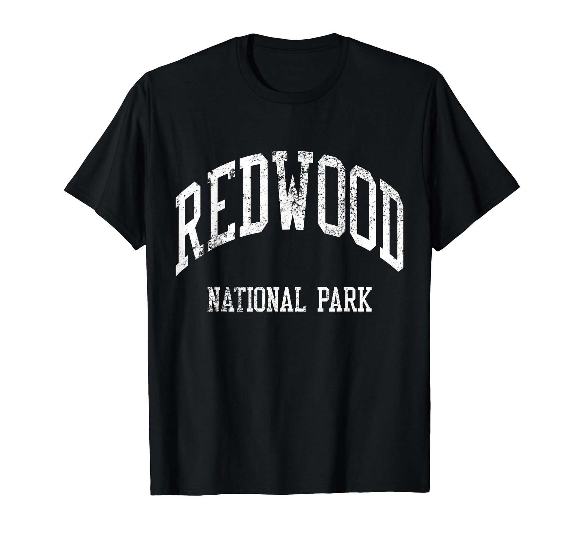 Redwood National Park 70S College T-Shirt - Fun Novelty Design Unisex - T-Shirt, Sweatshirt, Hoodie