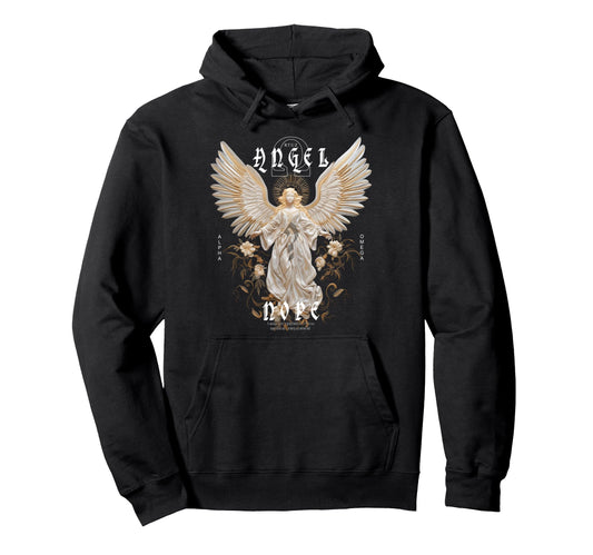 Aesthetic Streetwear Angel Hoodie - Graphic Print for Adults - T-Shirt, Sweatshirt, Hoodie