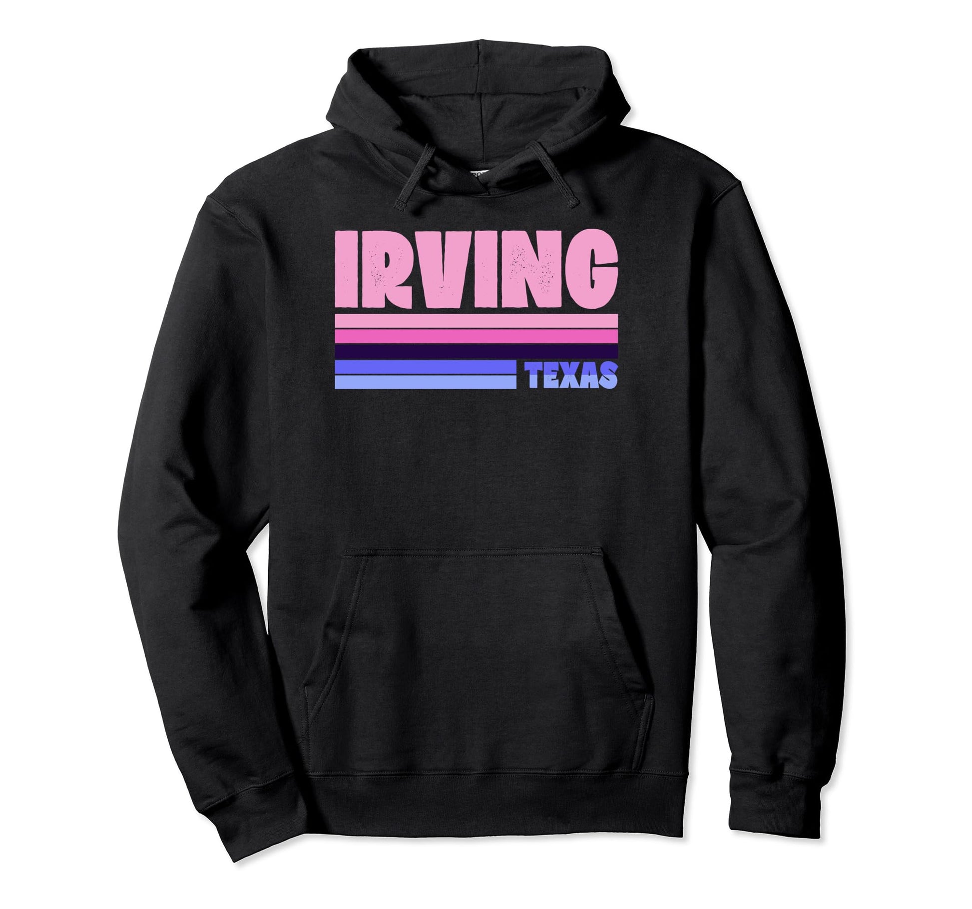 Irving Texas Local Omnisexual Pride Stripes Hoodie - Unique Graphic Unisex - T-Shirt, Sweatshirt, Hoodie