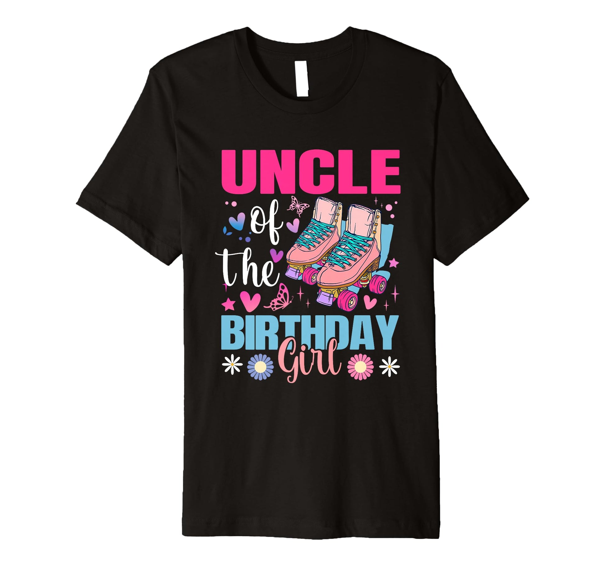 Uncle Birthday Rolling Skate Bday T-Shirt - Novelty Apparel for Adults - T-Shirt, Sweatshirt, Hoodie
