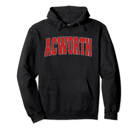 Acworth Ga Georgia Varsity Usa Sports Hoodie - Unique Graphic Men Women - T-Shirt, Sweatshirt, Hoodie