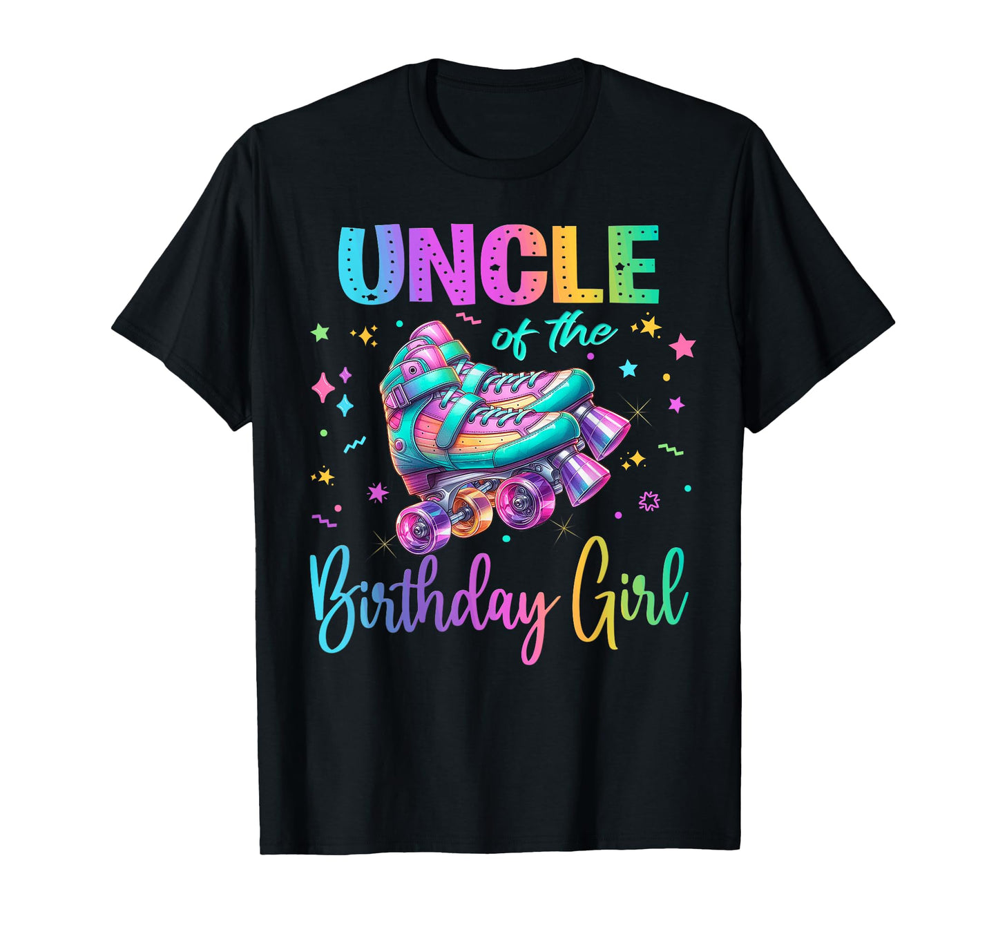 Roller Skates Birthday Skating Party T-Shirt - Custom Art Print for Adults - T-Shirt, Sweatshirt, Hoodie