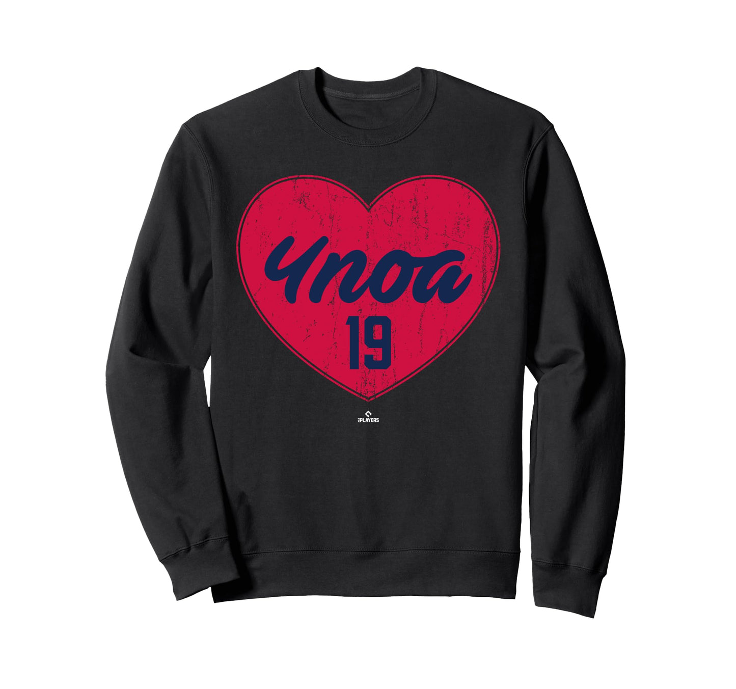 Distressed Heart Huascar Ynoa Atlanta Sweatshirt - Unique Graphic Unisex - T-Shirt, Sweatshirt, Hoodie