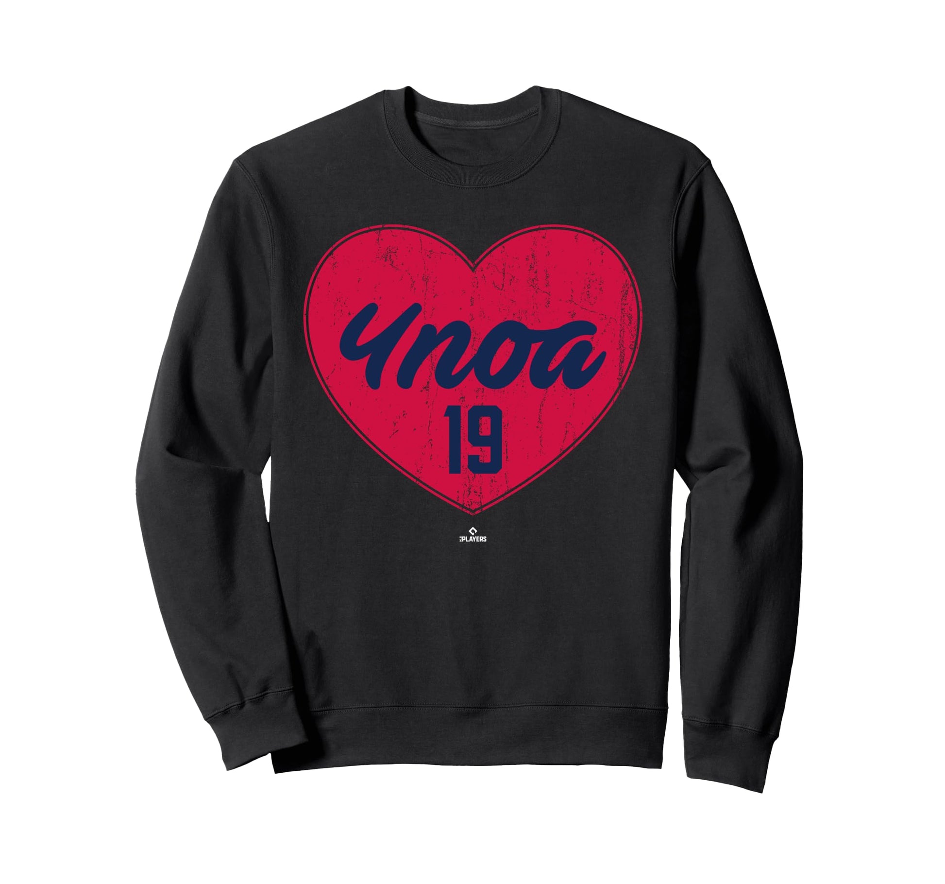 Distressed Heart Huascar Ynoa Atlanta Sweatshirt - Unique Graphic Unisex - T-Shirt, Sweatshirt, Hoodie