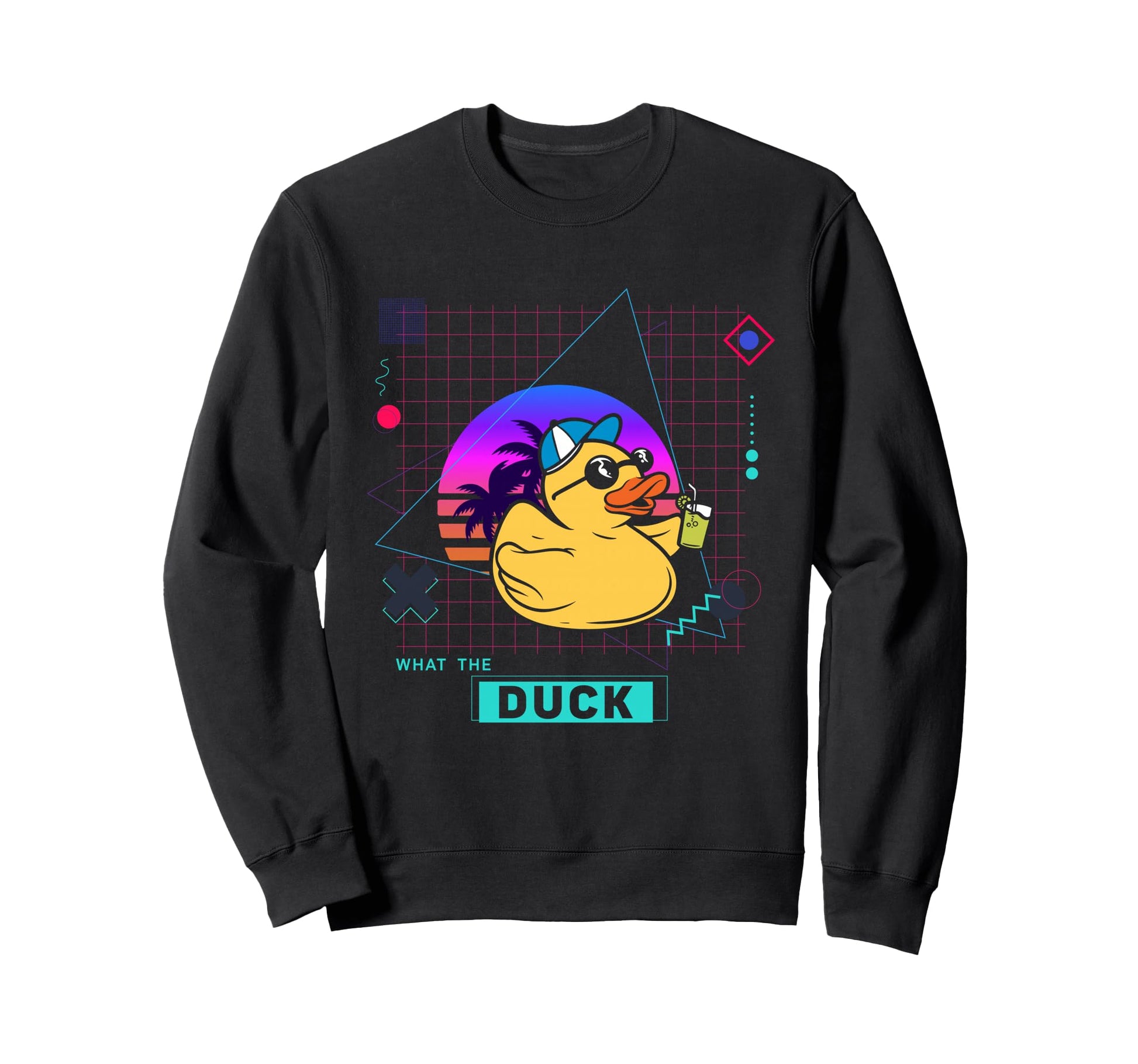 What Duck Rubber Duck Ducks 80S Sweatshirt - Streetwear Style Men Women - T-Shirt, Sweatshirt, Hoodie