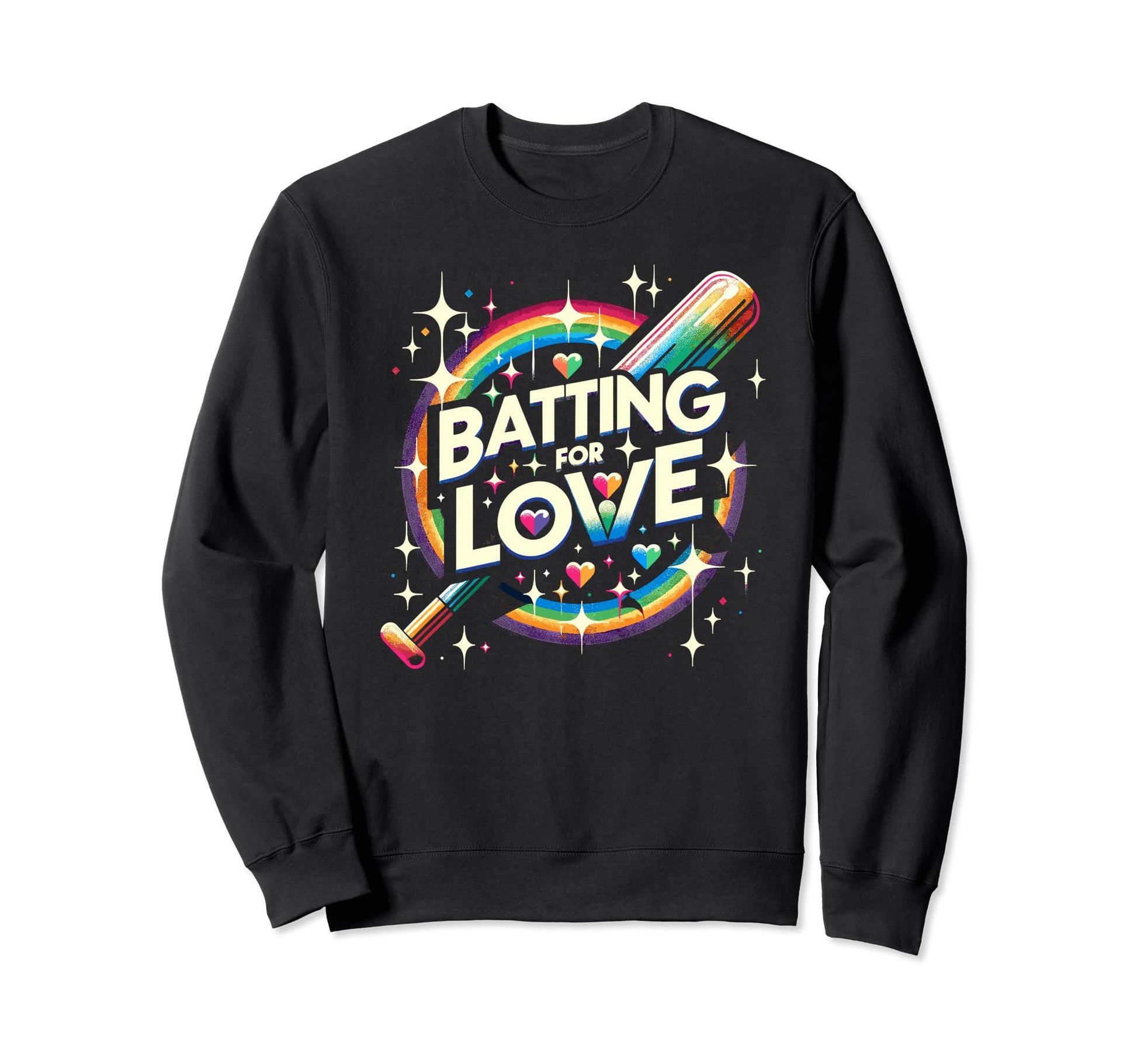 Batting Love Baseball Batters Sweatshirt - Streetwear Style Unisex - T-Shirt, Sweatshirt, Hoodie