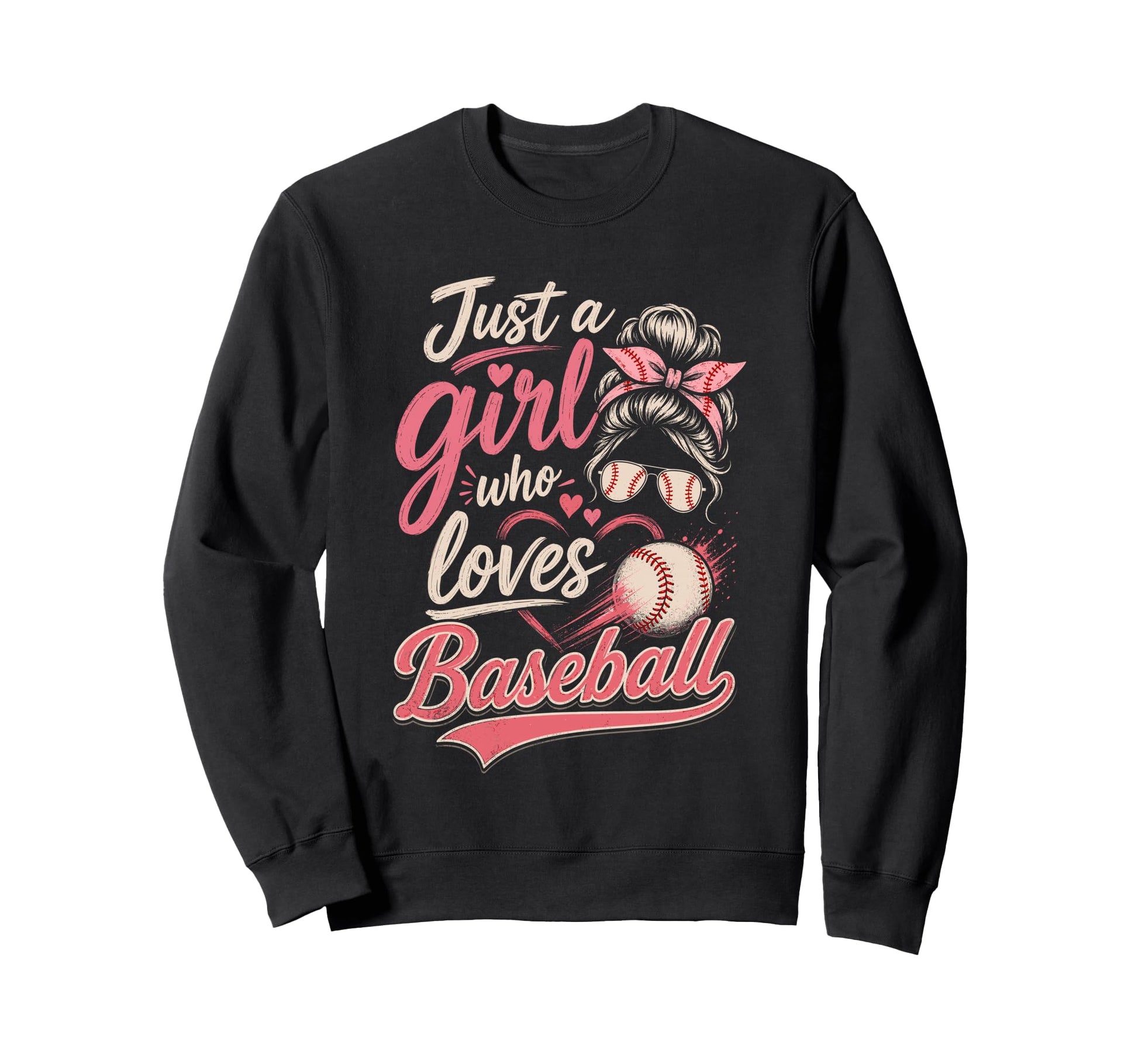 Just Who Loves Baseball Fan Sweatshirt - Aesthetic Graphic Men Women - T-Shirt, Sweatshirt, Hoodie