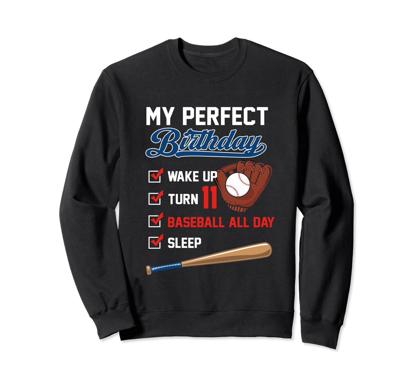 My 11Th Birthday Funny 11 Years Old Sweatshirt - Custom Art Print Unisex - T-Shirt, Sweatshirt, Hoodie