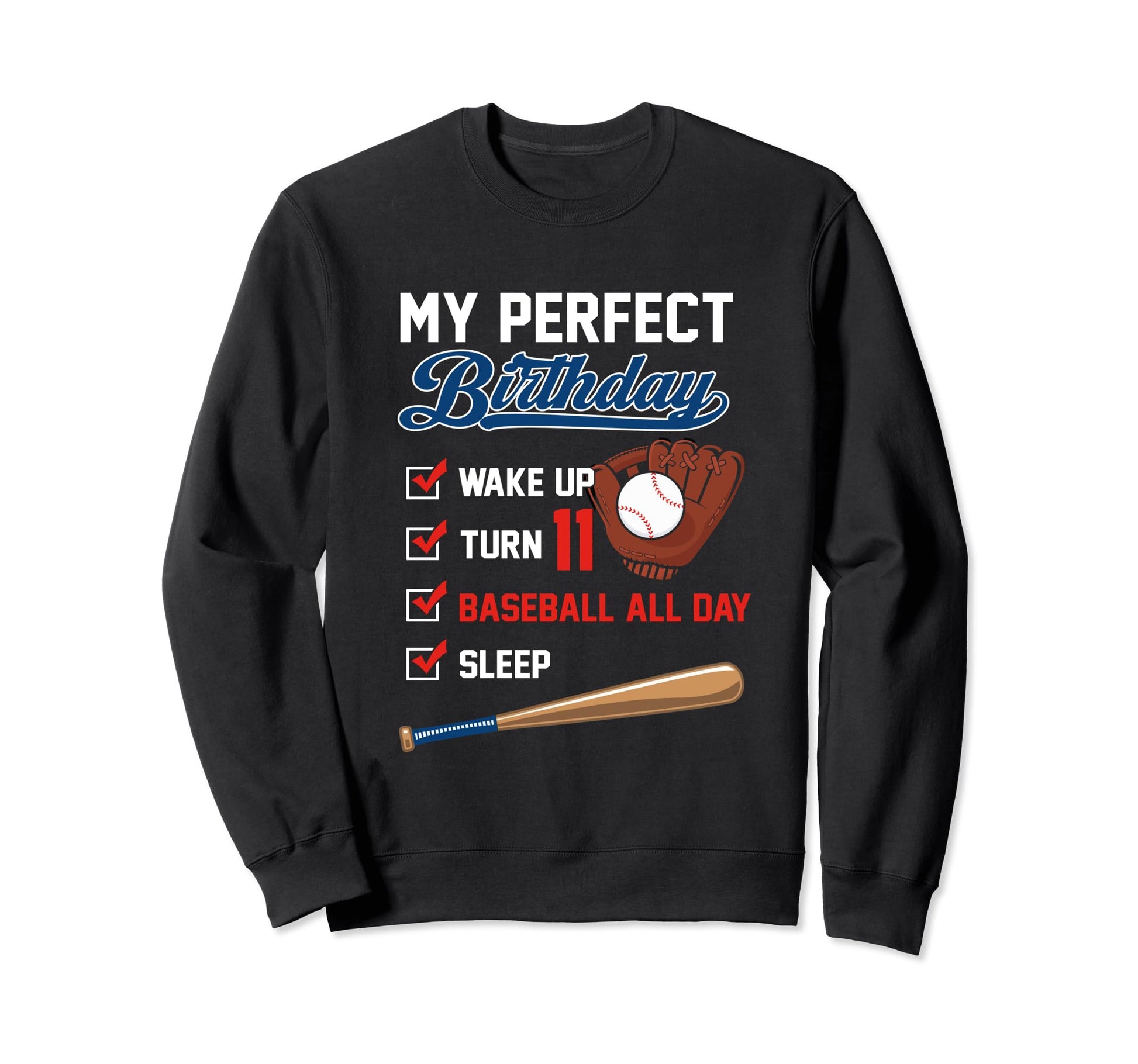 My 11Th Birthday Funny 11 Years Old Sweatshirt - Custom Art Print Unisex - T-Shirt, Sweatshirt, Hoodie