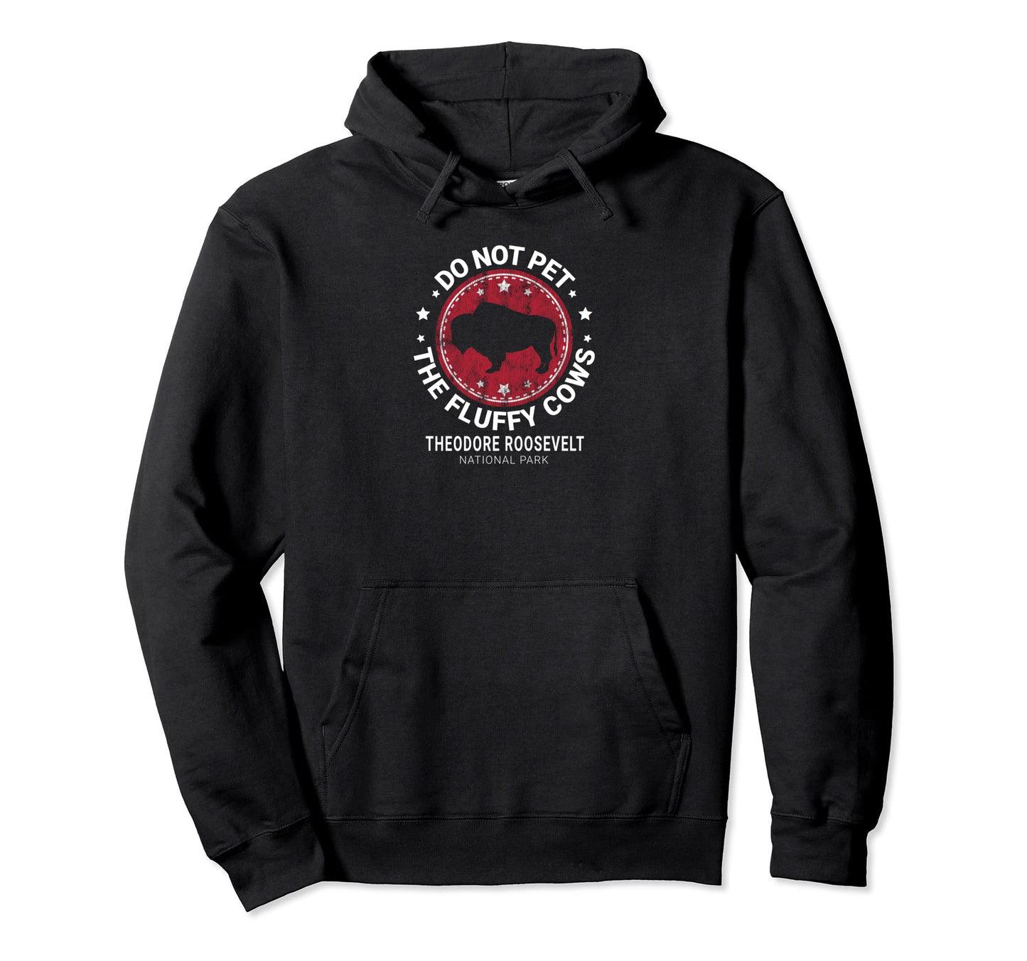 Do Not Pet Fluffy Cows Funny Bison Hoodie - Custom Art Print Men Women - T-Shirt, Sweatshirt, Hoodie